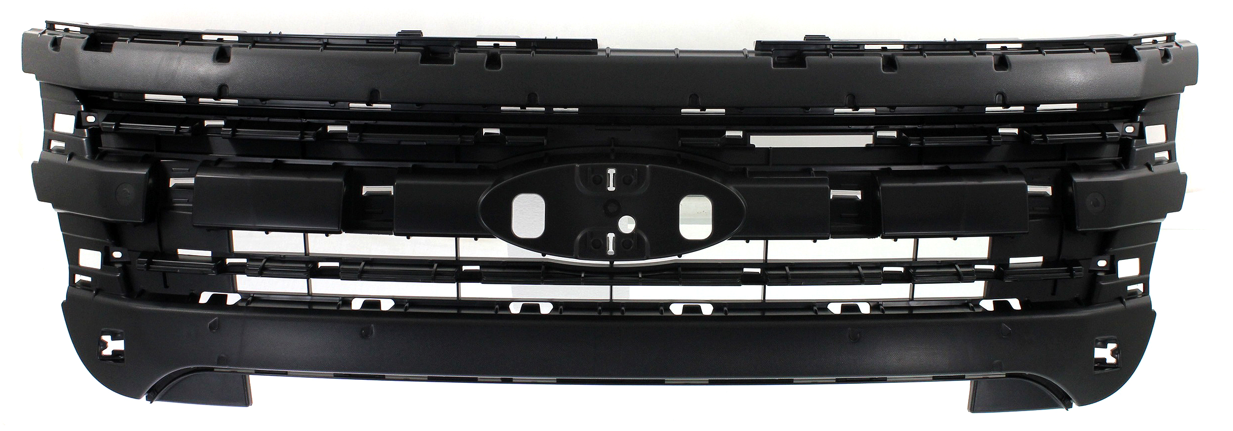 AM EXPLORER 11-15 EXPLORER POLICE 13-15 HEADER PANEL Inner Grille Mounting Panel Black Police 3.7L Eng CAPA SKU REPF040917Q Partslink FO1223118C OEM BB5Z8A284AA