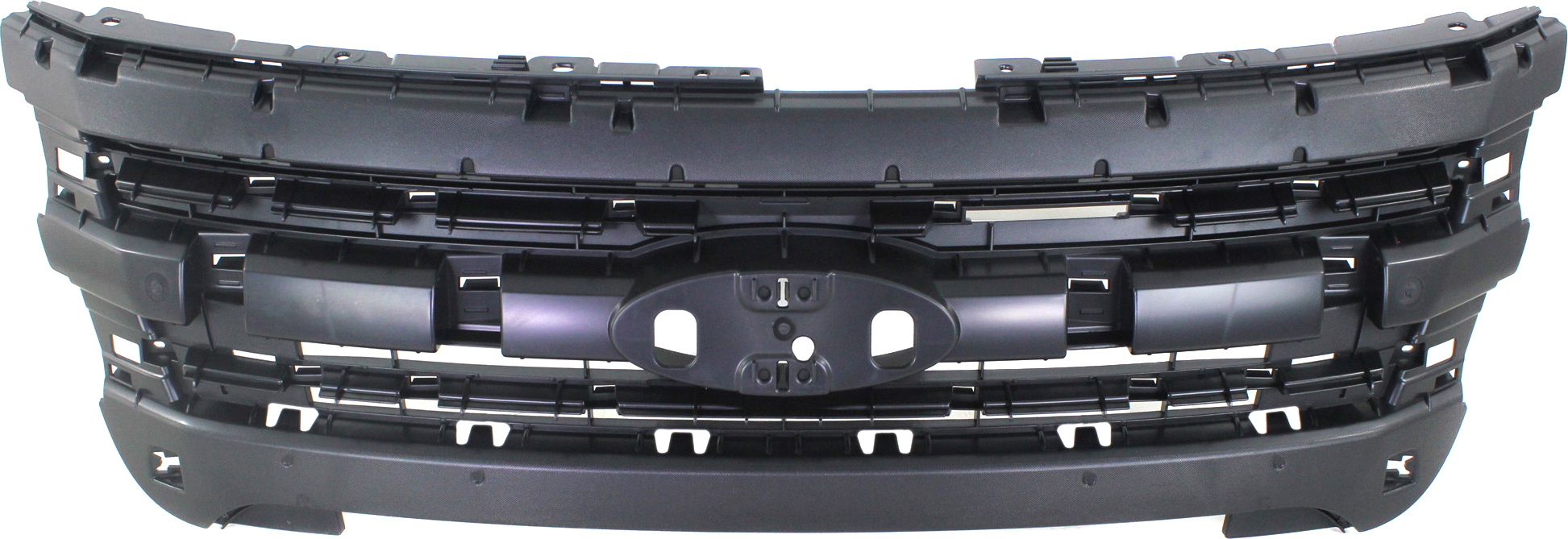 AM EXPLORER 11-15 EXPLORER POLICE 13-15 HEADER PANEL Inner Grille Mounting Panel Black Police 3.7L Eng SKU REPF040917 Partslink FO1223118 OEM BB5Z8A284AA
