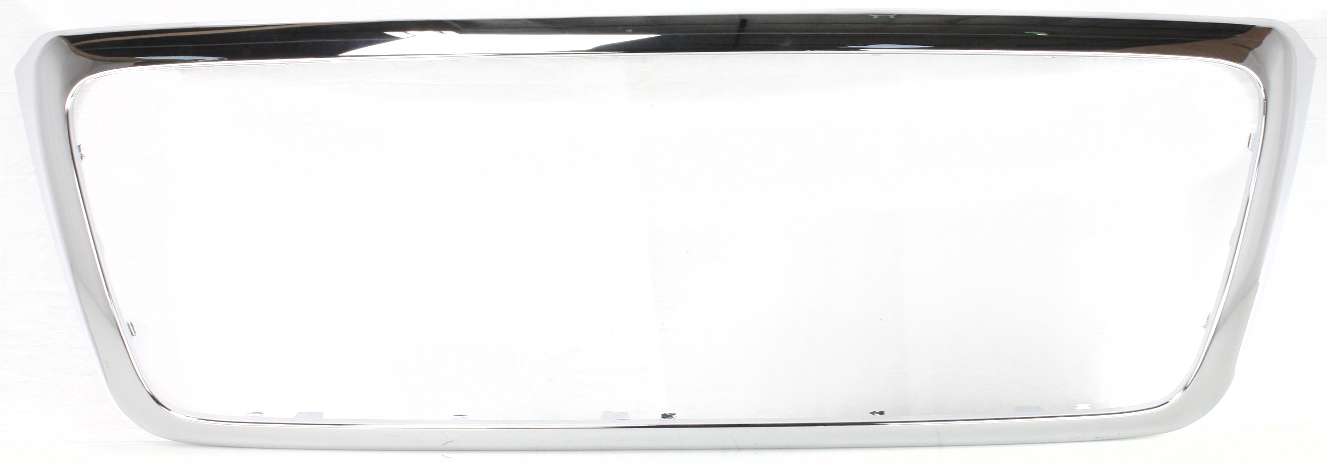 AM F 150-07-08 GRILLE FRAME Chrome XLT Model w Chrome Pkg New Body Style SKU REPF070108 Partslink FO1200519 OEM 7L3Z8200D