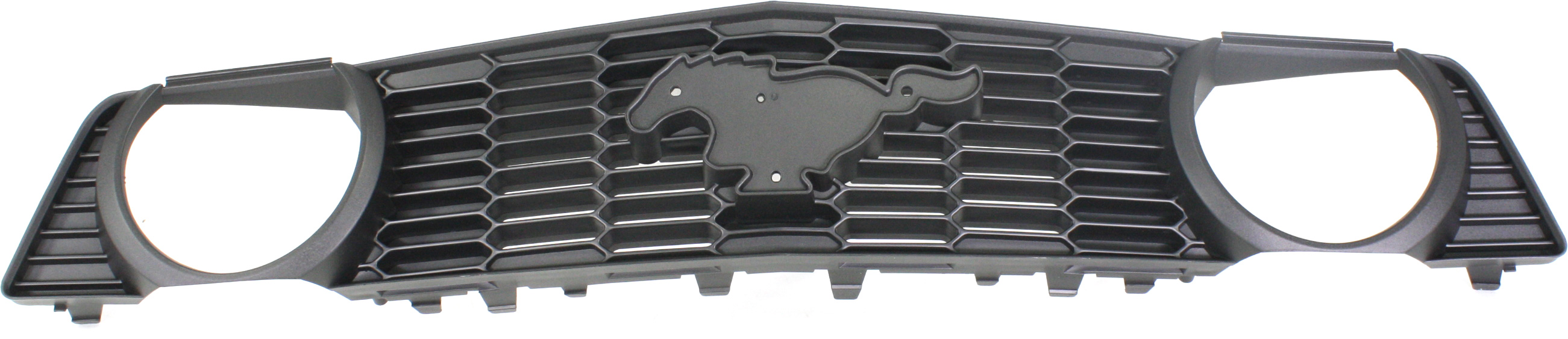 AM MUSTANG 10-12 GRILLE Textured Gray Shell and Insert w o California Edition GT Model SKU REPF070183 Partslink FO1200516 OEM AR3Z8200BB