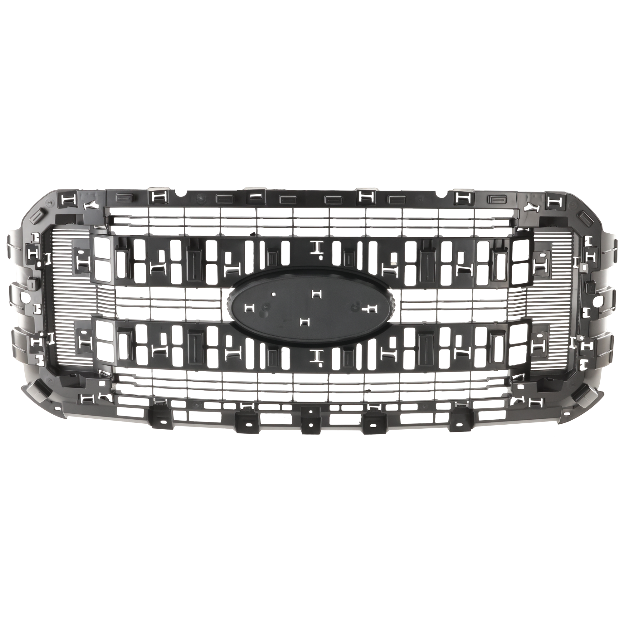 AM F SERIES SUPER DUTY 11-16 GRILLE REINFORCEMENT Plastic Upper Reinforcement Textured Dark Gray CAPA SKU REPF072703Q Partslink FO1207114C OEM BC3Z8A284DA