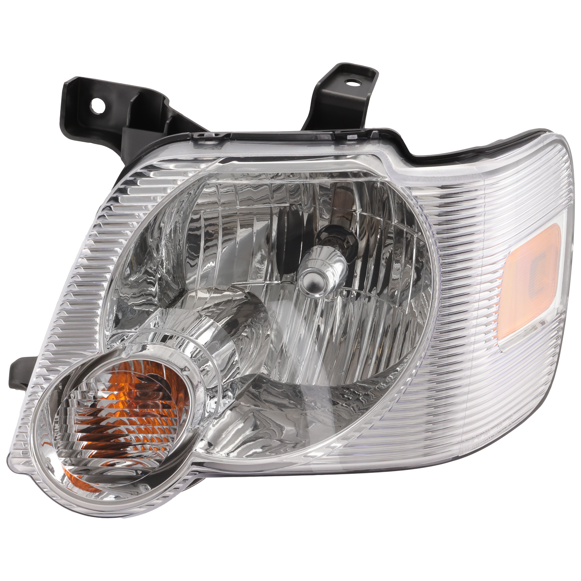 AM EXPLORER 06-10 HEAD LAMP LH Assembly Halogen Clear Lens SKU REPF100104 Partslink FO2502220 OEM 6L2Z13008BA