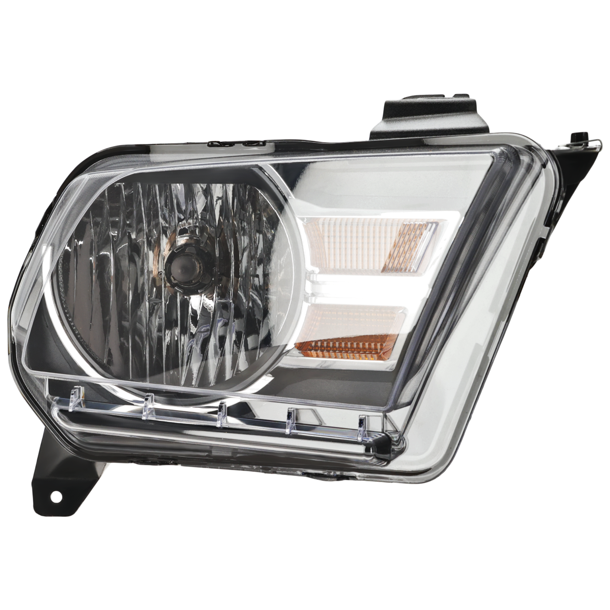 AM MUSTANG 10-14 HEAD LAMP RH Assembly Halogen SKU REPF100113 Partslink FO2503281 OEM AR3Z13008A
