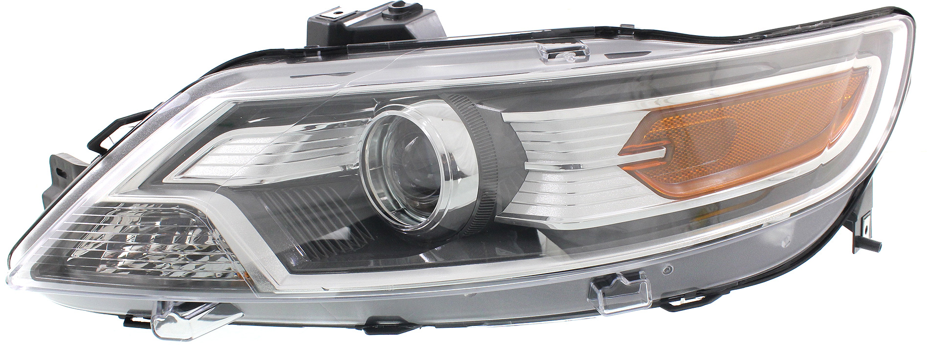 AM TAURUS 10-12 PROJECTOR HEAD LAMP LH Assembly Halogen Limited SE SEL Models CAPA SKU REPF100118Q Partslink FO2502280C OEM BG1Z13008B