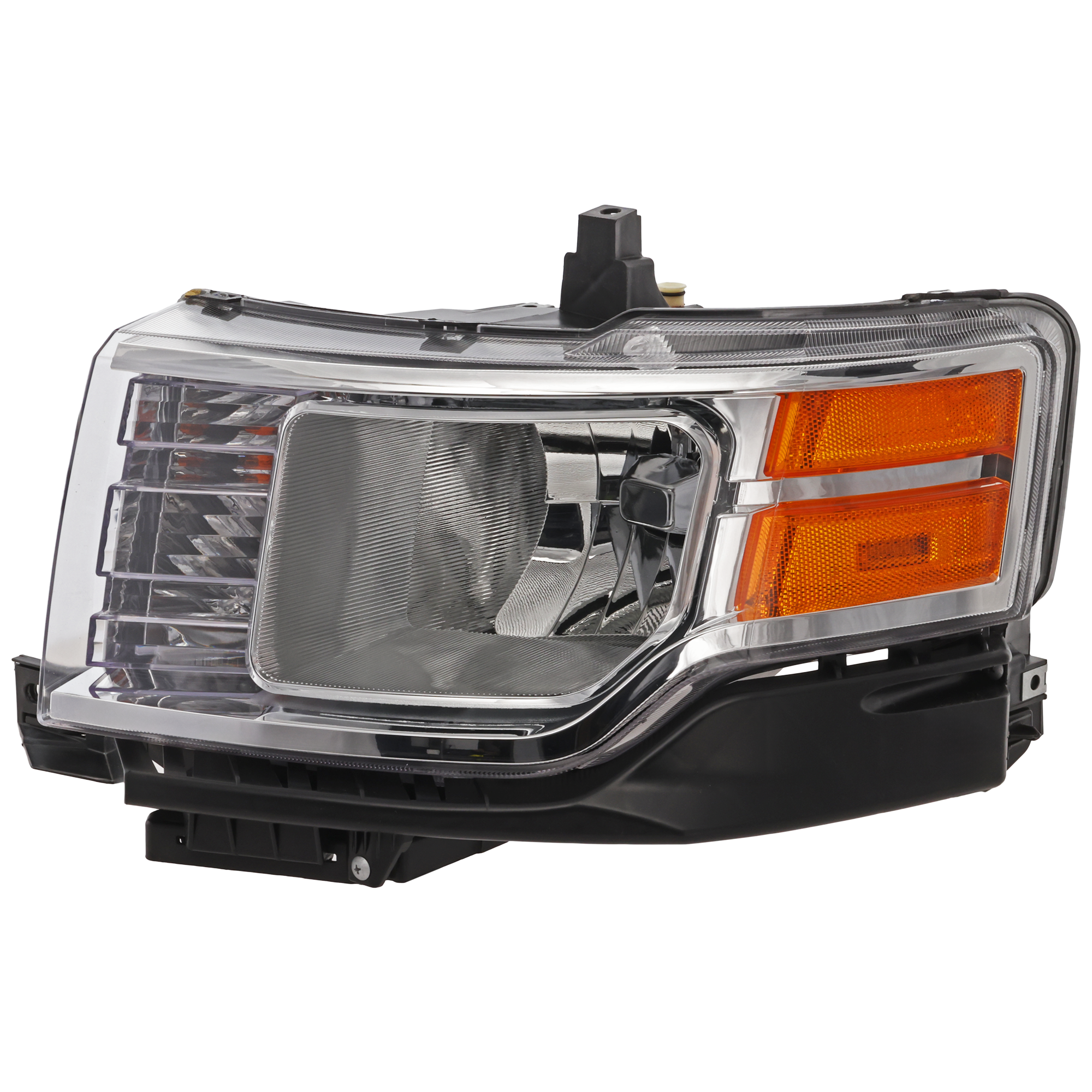 AM FLEX 09-12 HEAD LAMP LH Assembly Halogen SE SEL Models CAPA SKU REPF100126Q Partslink FO2502266C OEM 8A8Z13008B