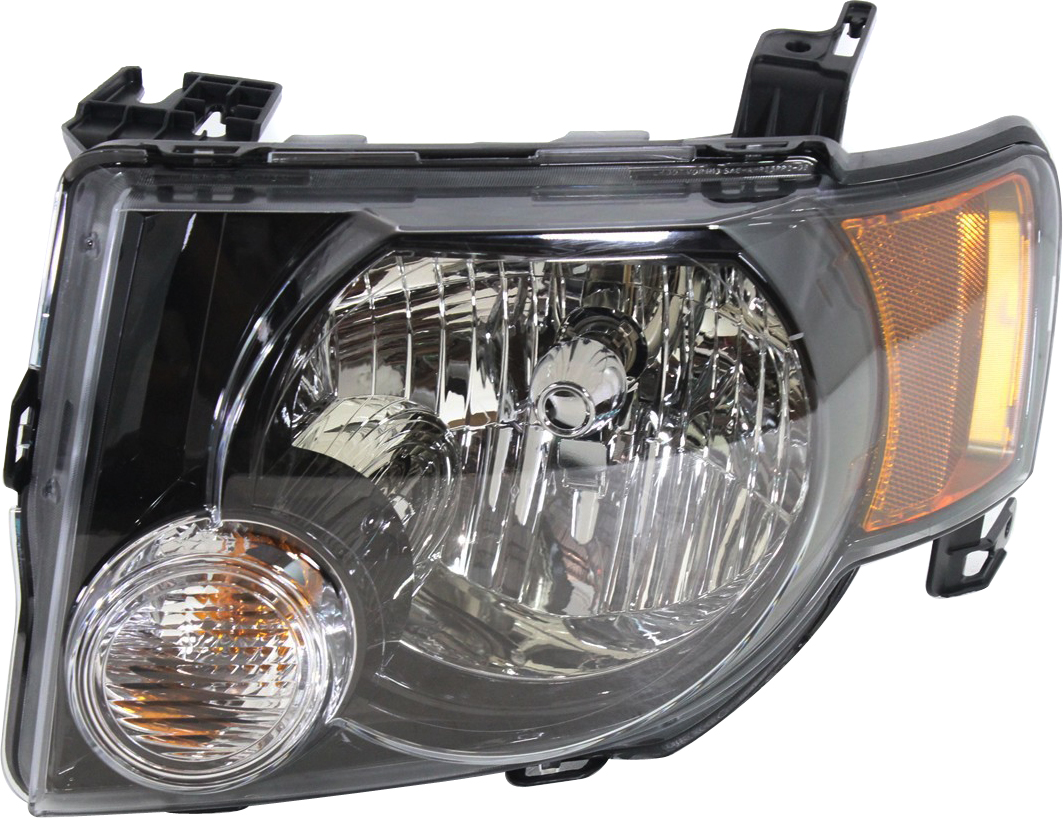 AM ESCAPE 09-12 HEAD LAMP LH Assembly Halogen Dark Interior w Sport Appearance Package From 12-2-08 XLT Model SKU REPF100132 Partslink FO2502278 OEM 9L8Z13008B