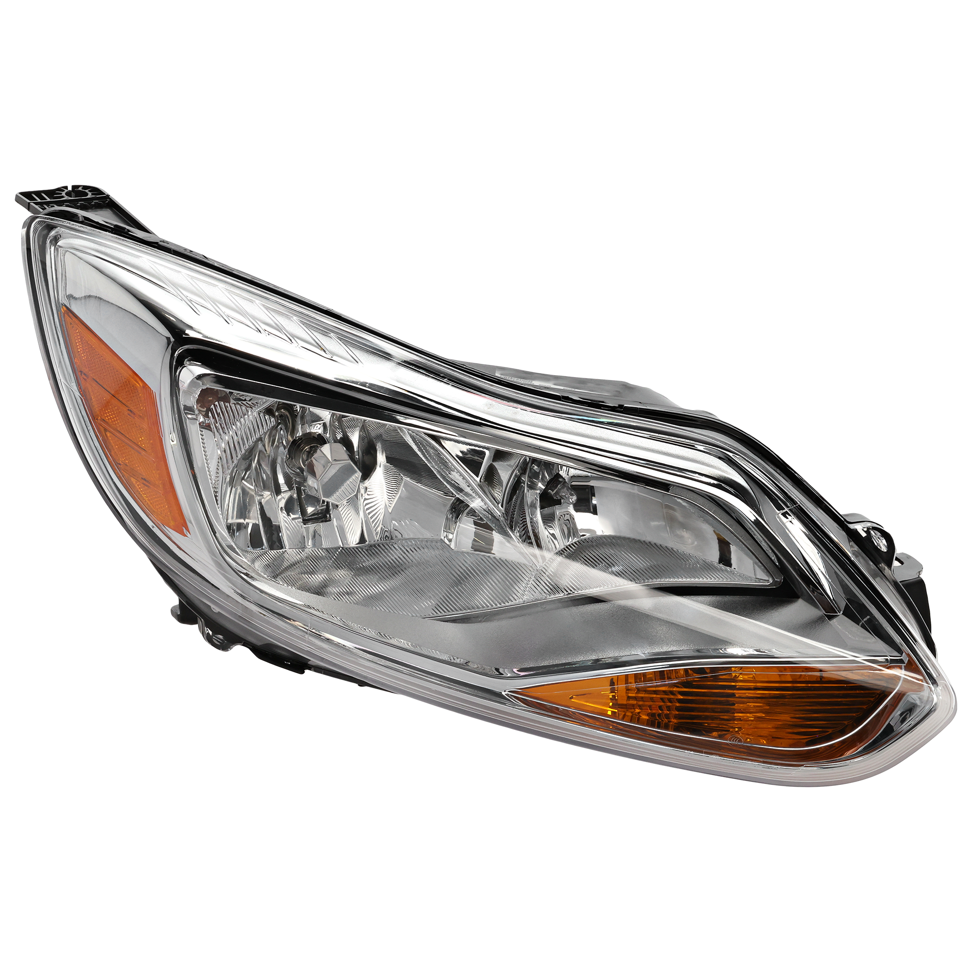 AM FOCUS 12-14 HEAD LAMP RH Assembly Halogen S SE SEL Models Hatchback Sedan CAPA SKU REPF100137Q Partslink FO2503298C OEM BM5Z13008F