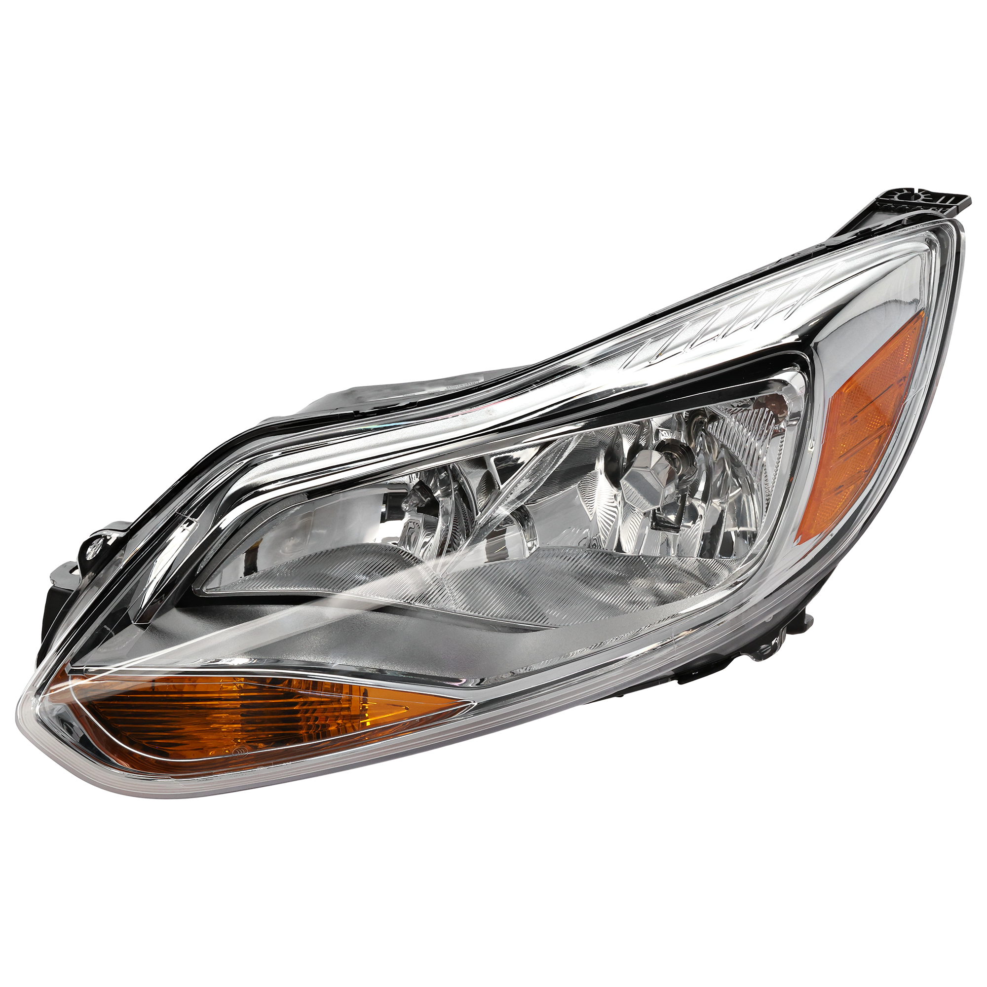 AM FOCUS 12-14 HEAD LAMP LH Assembly Halogen S SE SEL Models Hatchback Sedan CAPA SKU REPF100138Q Partslink FO2502298C OEM BM5Z13008K