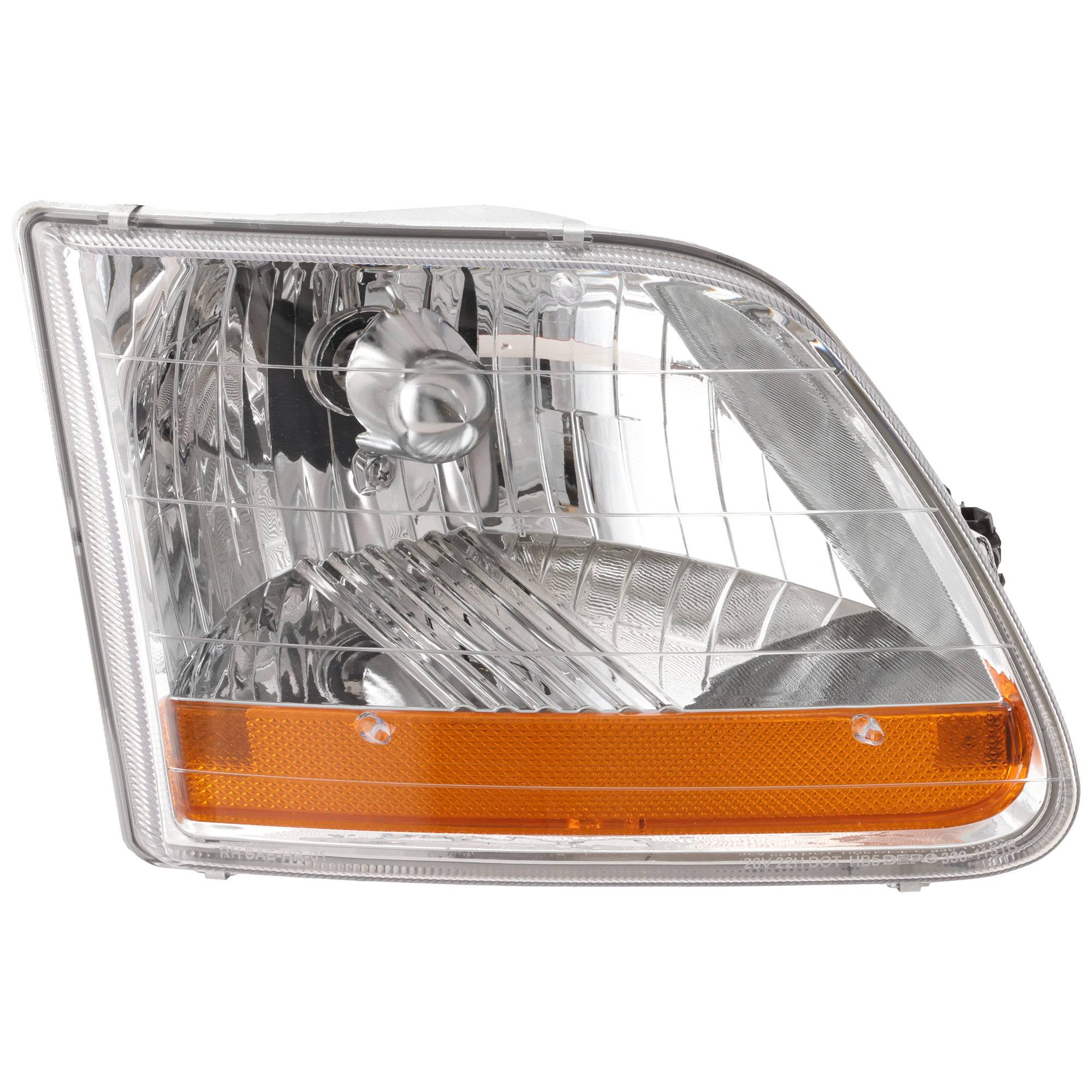 AM F 150-01-03 HEAD LAMP RH Assembly Halogen Harley Davidson Edition Model CAPA SKU REPF100157Q Partslink FO2503267C OEM 3L3Z13008AB