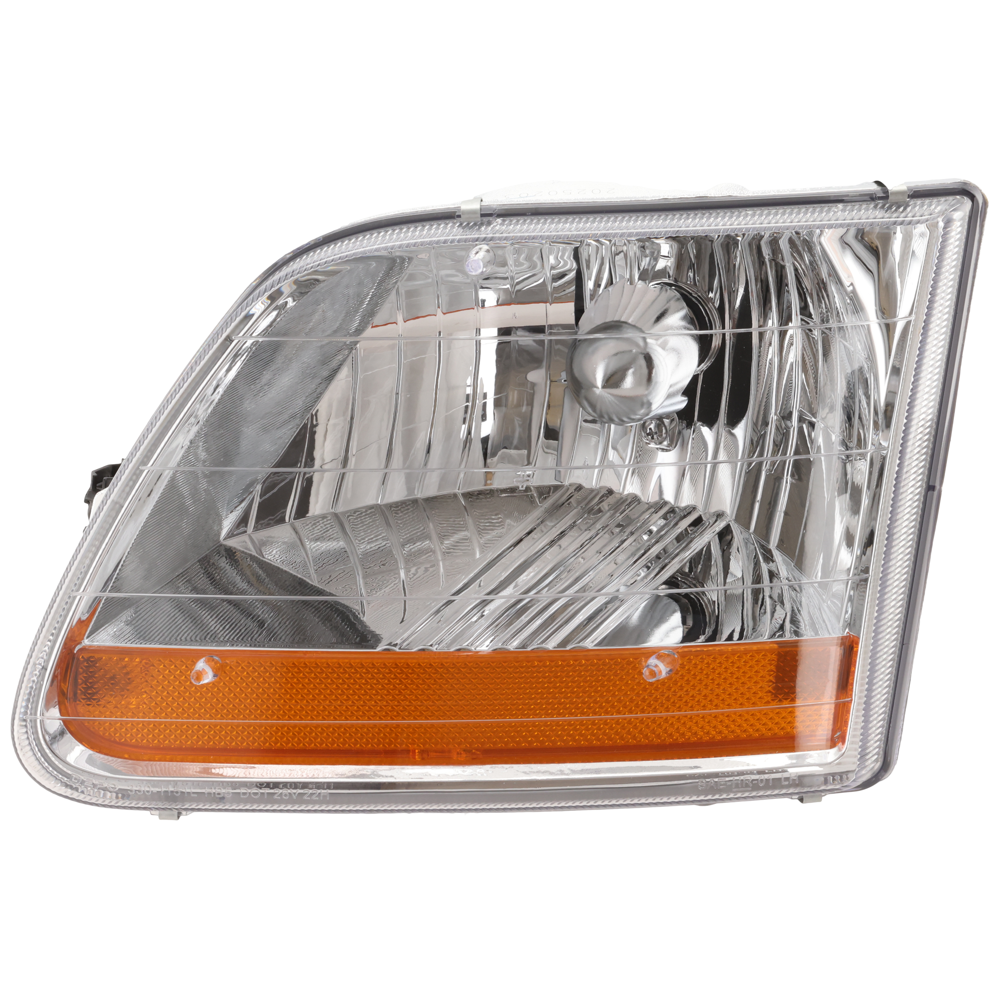 AM F 150-01-03 HEAD LAMP LH Assembly Halogen Harley Davidson Edition Model CAPA SKU REPF100158Q Partslink FO2502267C OEM 3L3Z13008BB