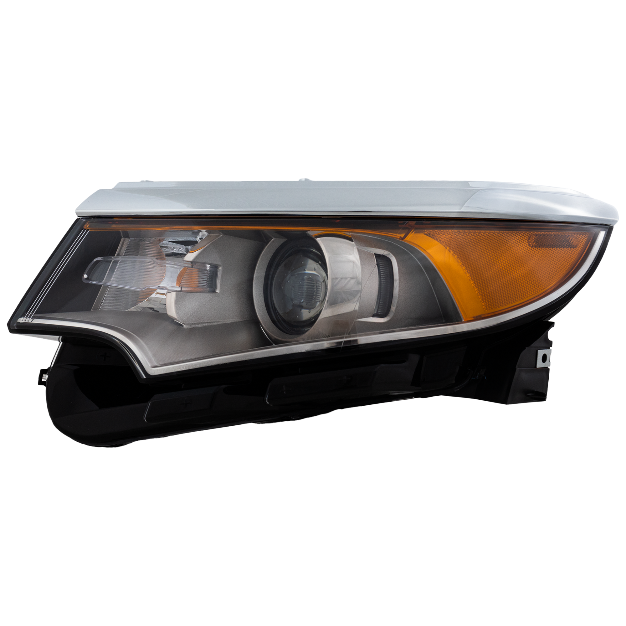 AM EDGE 11-14 HEAD LAMP LH Assembly Halogen Sport SEL Model SKU REPF100162 Partslink FO2502292 OEM BT4Z13008H