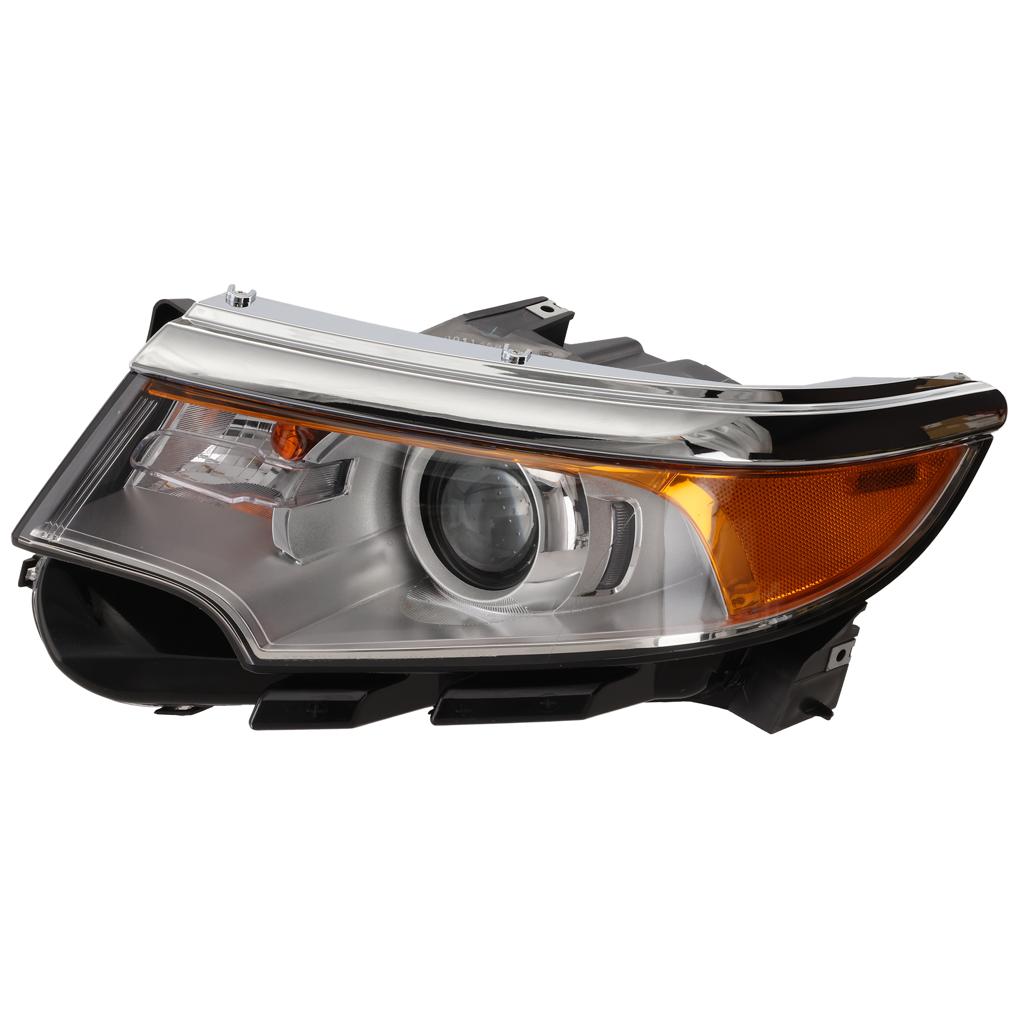 AM EDGE 11-14 HEAD LAMP LH Assembly Halogen SE SEL Limited Models SKU REPF100164 Partslink FO2502291 OEM BT4Z13008B