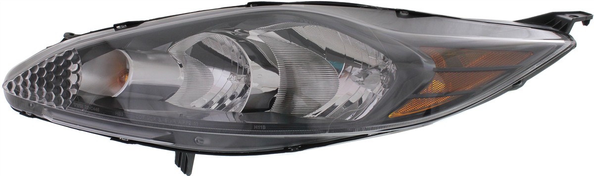 AM FIESTA 12-13 HEAD LAMP LH Assembly Halogen w Appearance Package SE Model Hatchback Sedan SKU REPF100194 Partslink FO2502300 OEM CE8Z13008B