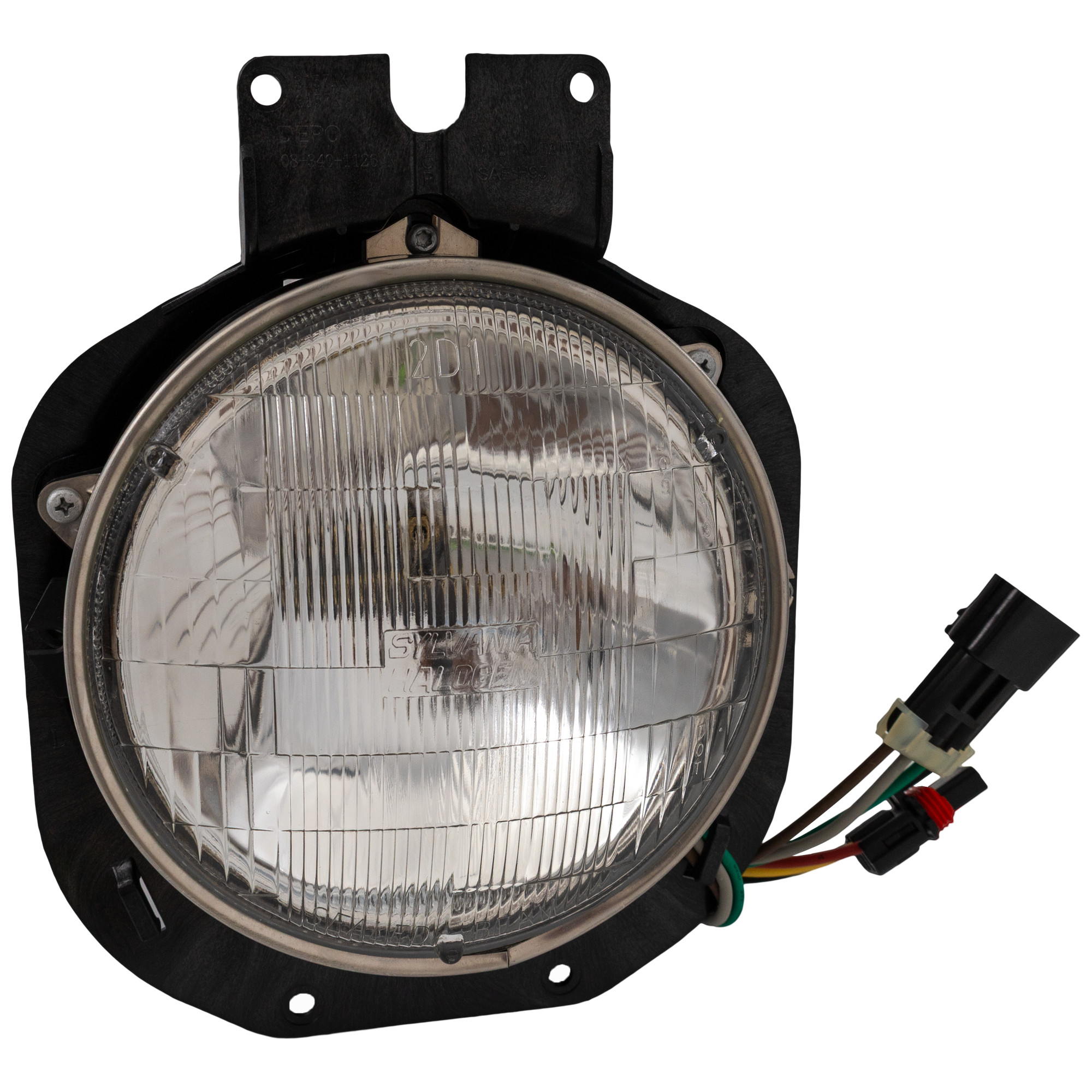 AM CENTURY CLASS HD TRUCK 96-05 HEAD LAMP RH Assembly Halogen Outer SKU REPF100305 HD Partslink FL2503102 OEM A0625472001