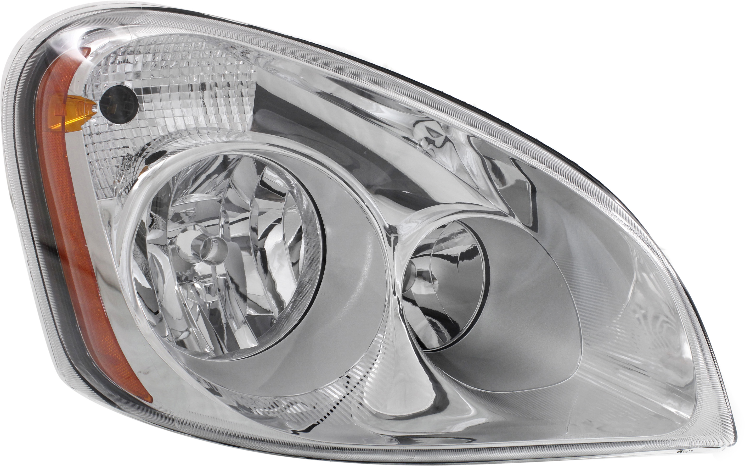 AM FREIGHTLINER CASCADIA 08-17 HEAD LAMP RH Assembly Halogen Chrome Interior SKU REPF100337 HD OEM A0651907007