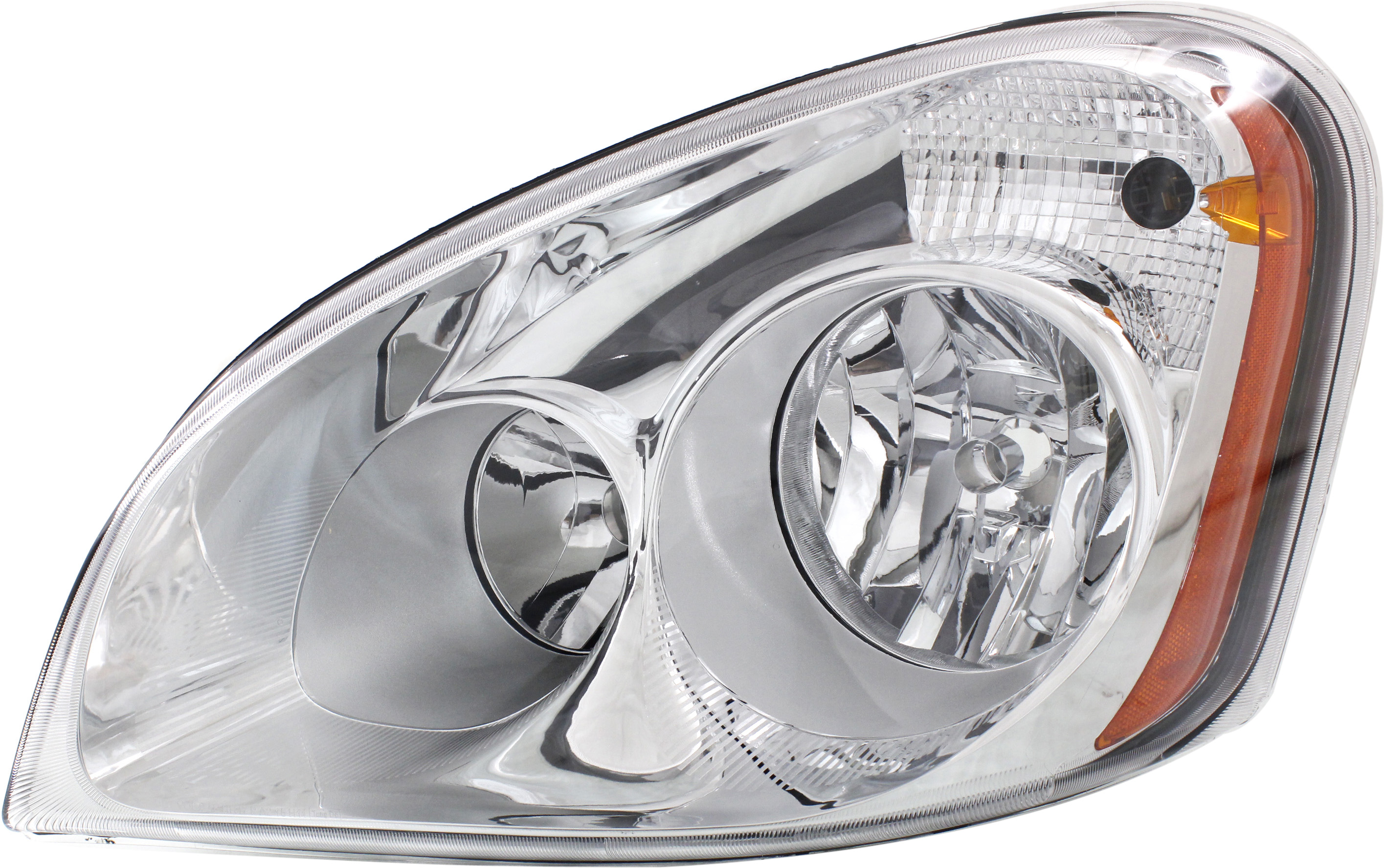 AM FREIGHTLINER CASCADIA 08-17 HEAD LAMP LH Assembly Halogen Chrome Interior SKU REPF100338 HD OEM A0651907006