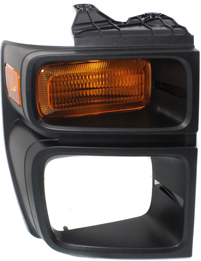 AM ECONOLINE VAN 08-21 PARK LAMP RH Lens and Housing w Sealed Beam Head Lights CAPA SKU REPF106301Q Partslink FO2525103C OEM 8C2Z13200B