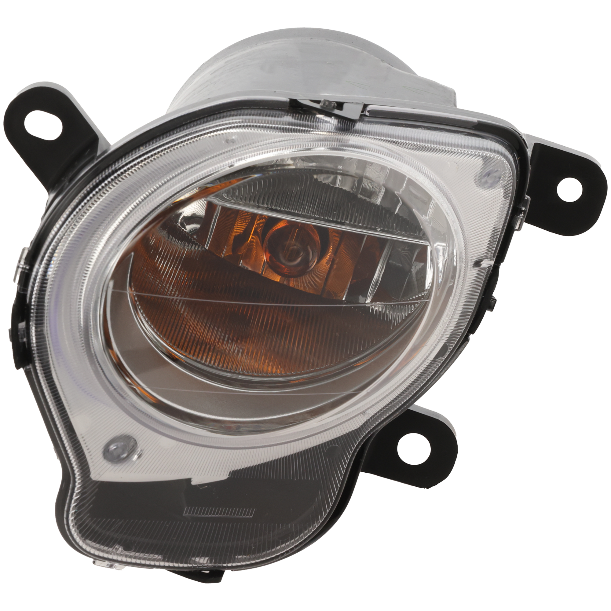 AM FIAT 500-12-19 SIGNAL LAMP LH Assembly Halogen Convertible Hatchback w Chrome Trim SKU REPF106908 Partslink FI2532100 OEM 5182461AC