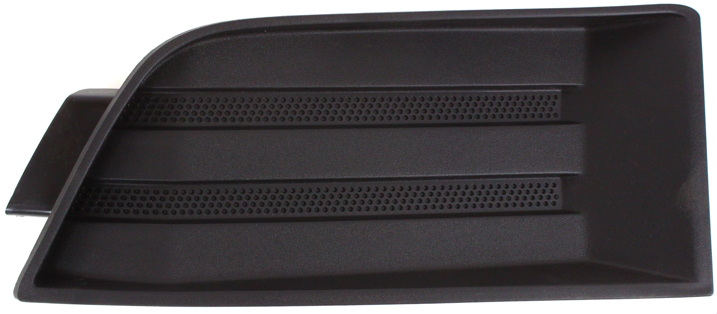 AM EDGE 07-10 FOG LAMP COVER LH Black Insert w o Fog Light Hole SKU REPF107504 Partslink FO1038110 OEM 7T4Z17E811A
