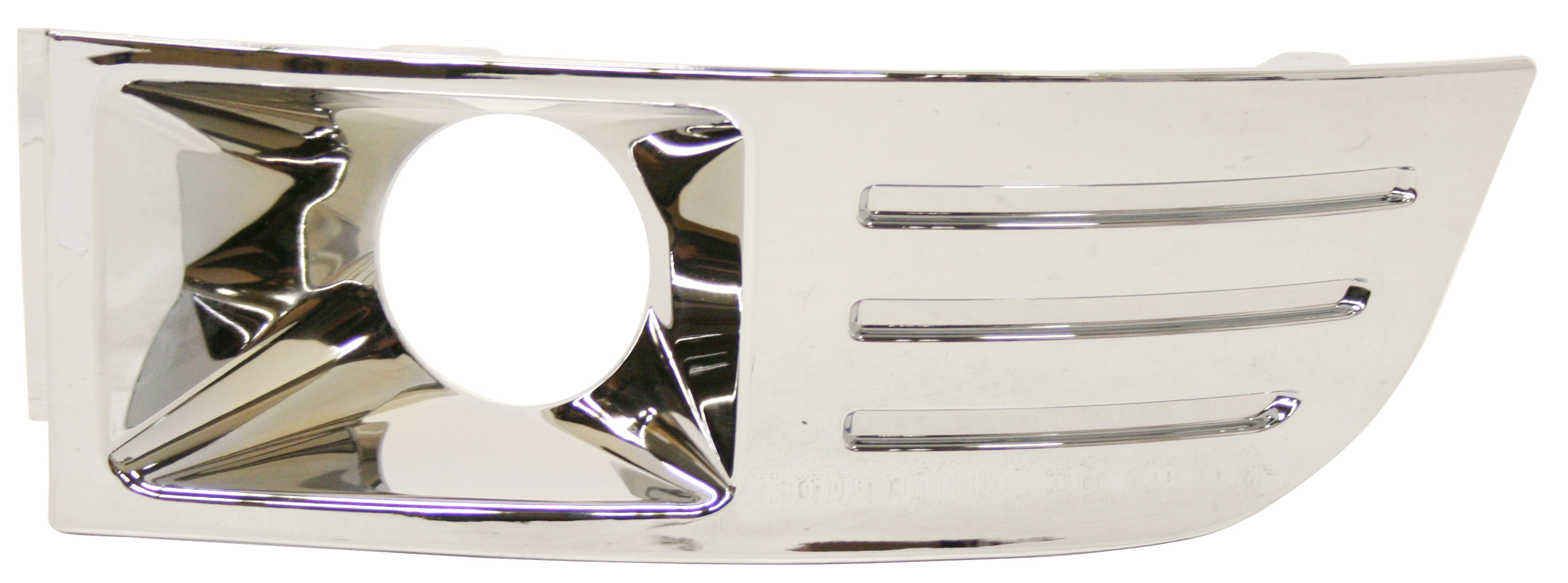 AM FLEX 09-12 FRONT FOG LAMP MOLDING LH Chrome SKU REPF107512 Partslink FO2598105 OEM 8A8Z17E811B