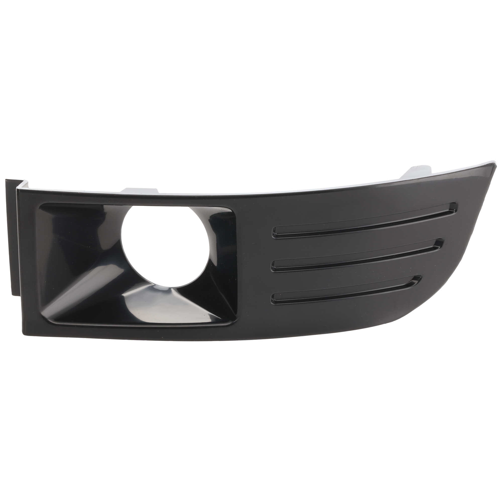AM FLEX 09-12 FRONT FOG LAMP MOLDING LH Primed SKU REPF107514 Partslink FO2598104 OEM 8A8Z17E811CPTM