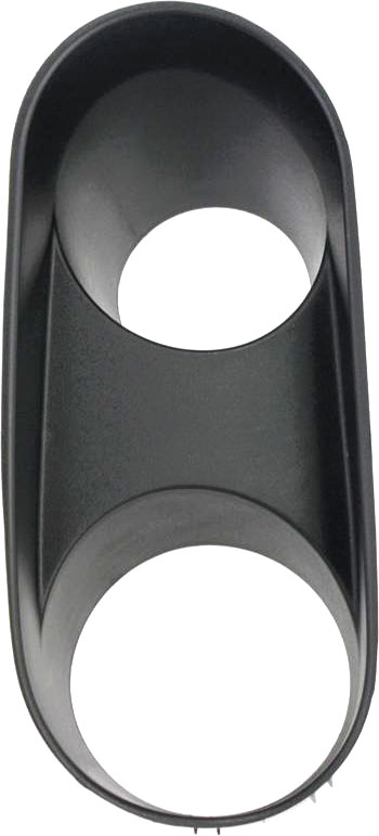 AM MUSTANG 94-04 FRONT FOG LAMP MOLDING RH Primed Cobra Model SKU REPF107525 Partslink FO2599107 OEM 2R3Z15B438AA