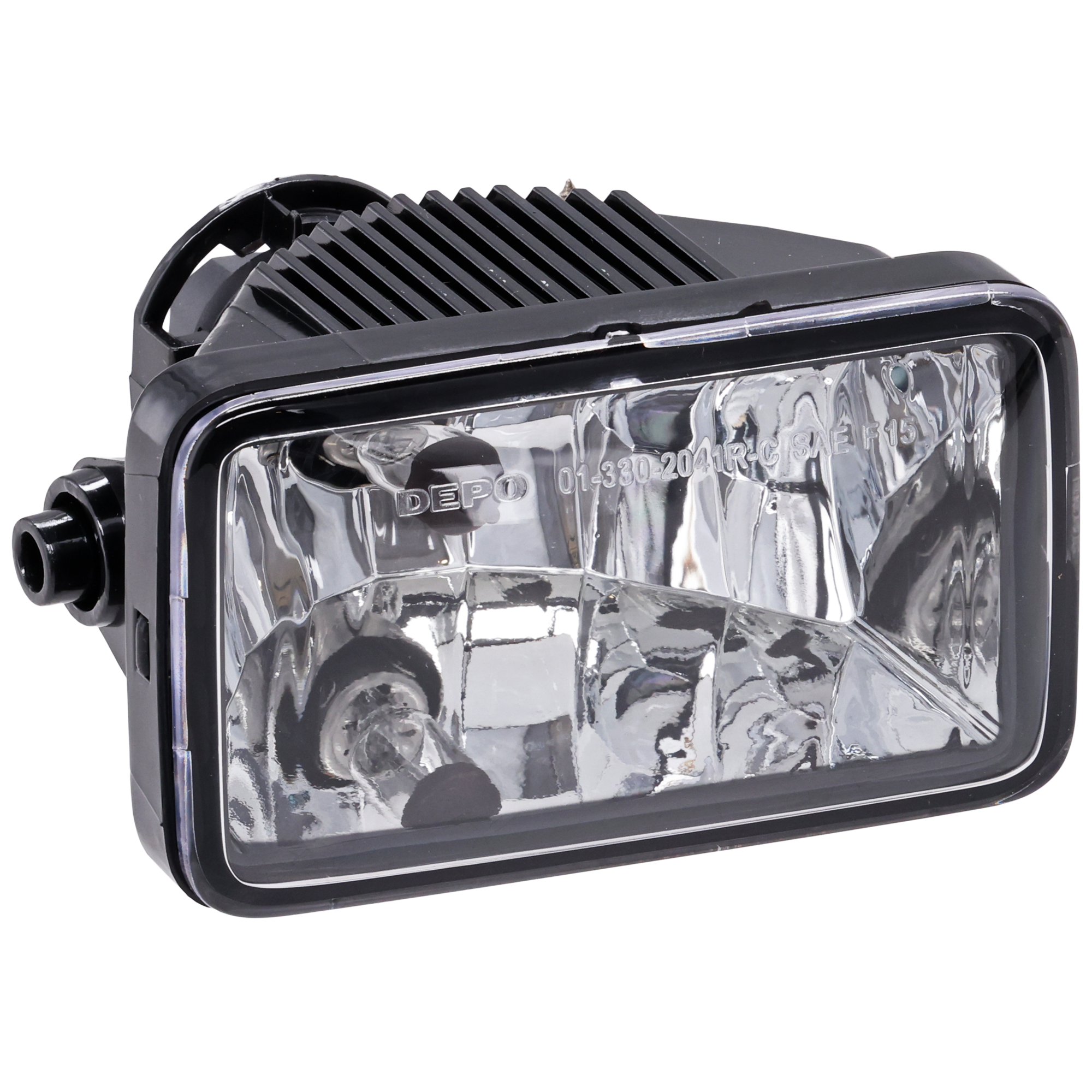 AM F 150-15-20 FRONT FOG LAMP RH Assembly Exc. Raptor Model w o Mounting Bracket SKU REPF107541 Partslink FO2593235 OEM FL3Z15200B
