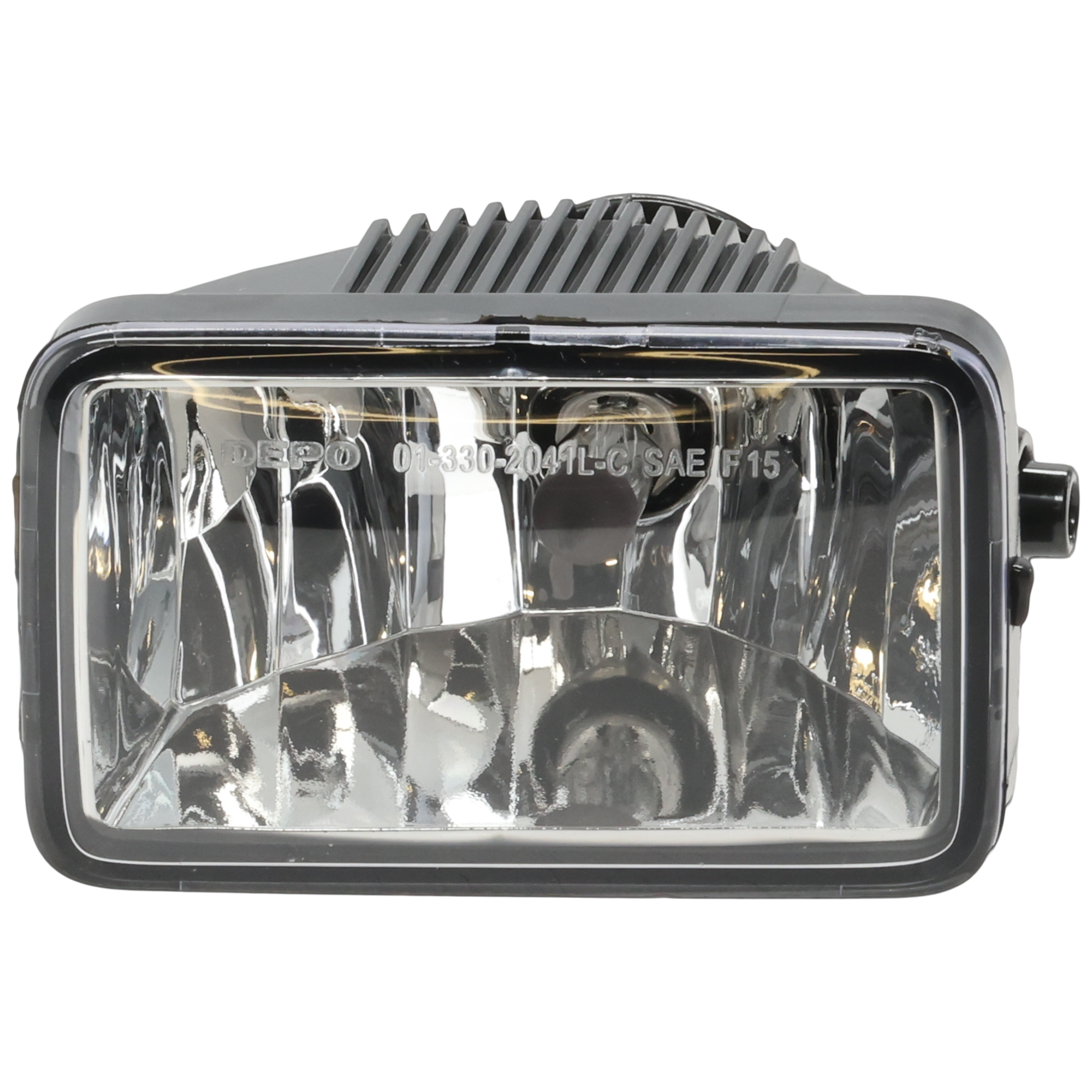 AM F 150-15-20 FRONT FOG LAMP LH Assembly Exc. Raptor Model w o Mounting Bracket SKU REPF107542 Partslink FO2592235 OEM FL3Z15201B