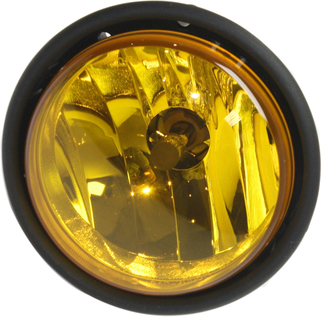 AM FREIGHTLINER COLUMBIA 00-11 FRONT FOG LAMP RH=LH Assembly Yellow Lens SKU REPF107906 HD OEM 632497001