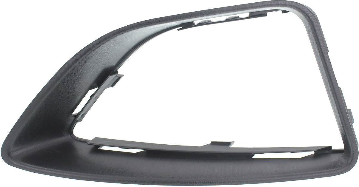 AM FUSION 10-12 FRONT FOG LAMP MOLDING RH Textured Black S SE Models SKU REPF108001 Partslink FO1039121 OEM AE5Z17E810EA