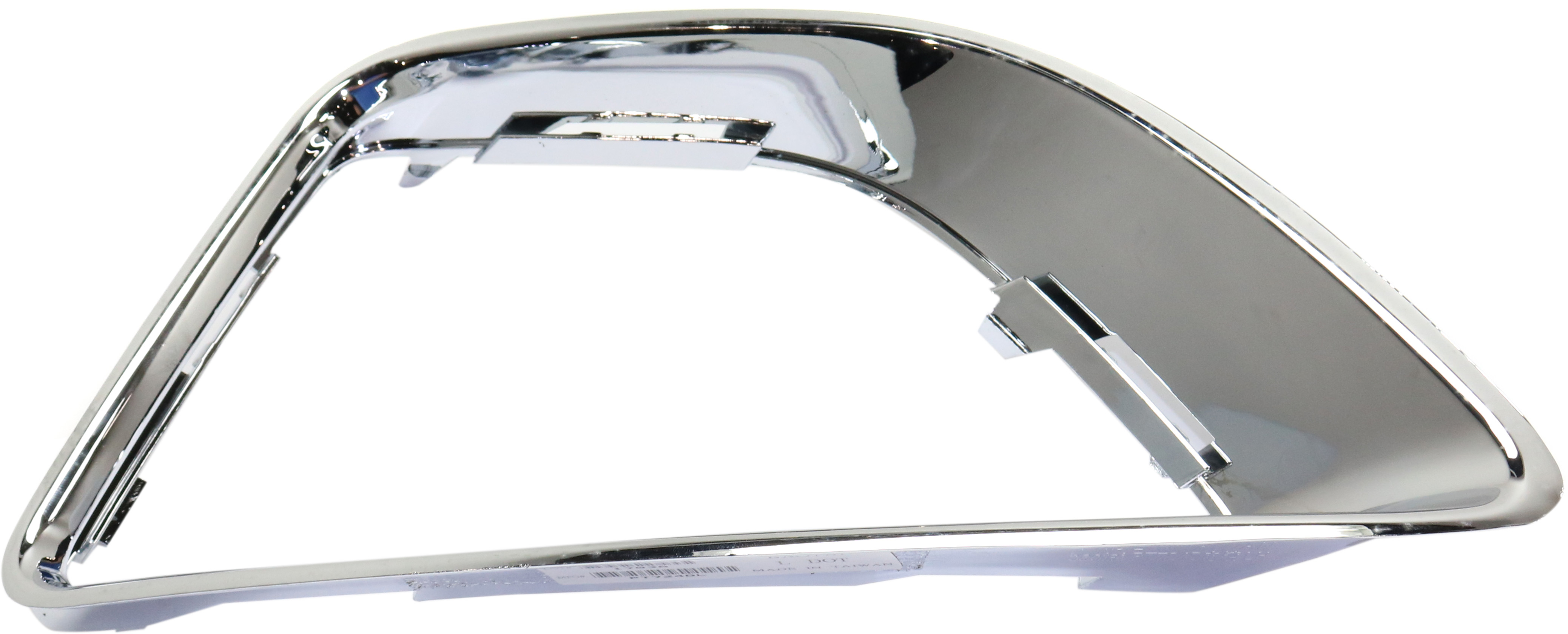 AM FUSION 10-12 FRONT FOG LAMP MOLDING LH Chrome Hybrid SEL Sport 10-10 Models SKU REPF108208 Partslink FO1038139 OEM AE5Z17E811F