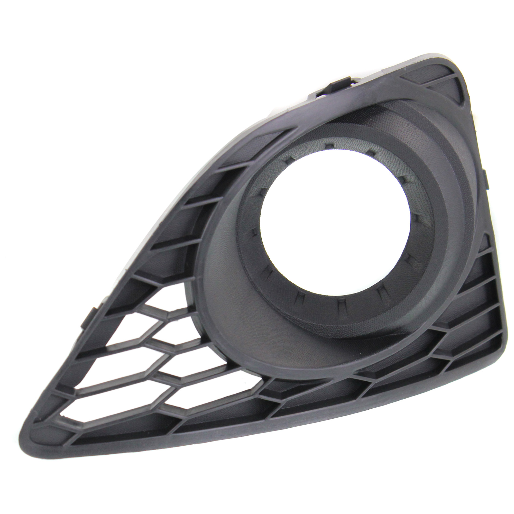 AM FUSION 10-12 FRONT FOG LAMP MOLDING RH Textured Black SE Sport Models SKU REPF108603 Partslink FO1039122 OEM AE5Z17E810BA