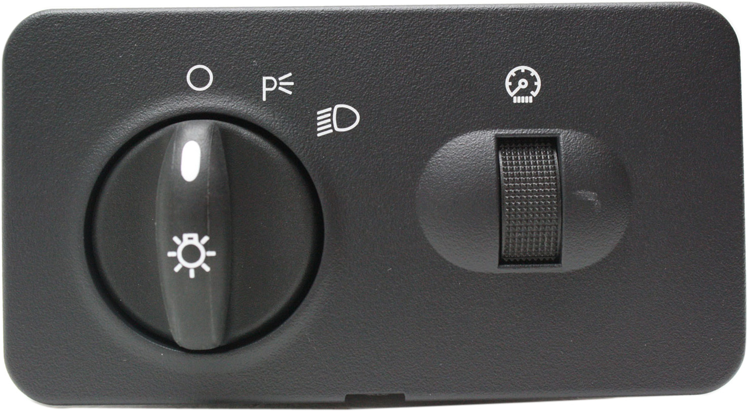 AM F SERIES SUPER DUTY PICKUP 01-04 HEAD LAMP SWITCH 10 Male Blade Type Terminals Female Connector SKU REPF108916 OEM 1C3Z11654AAA 1C3Z11654AAB IC3Z