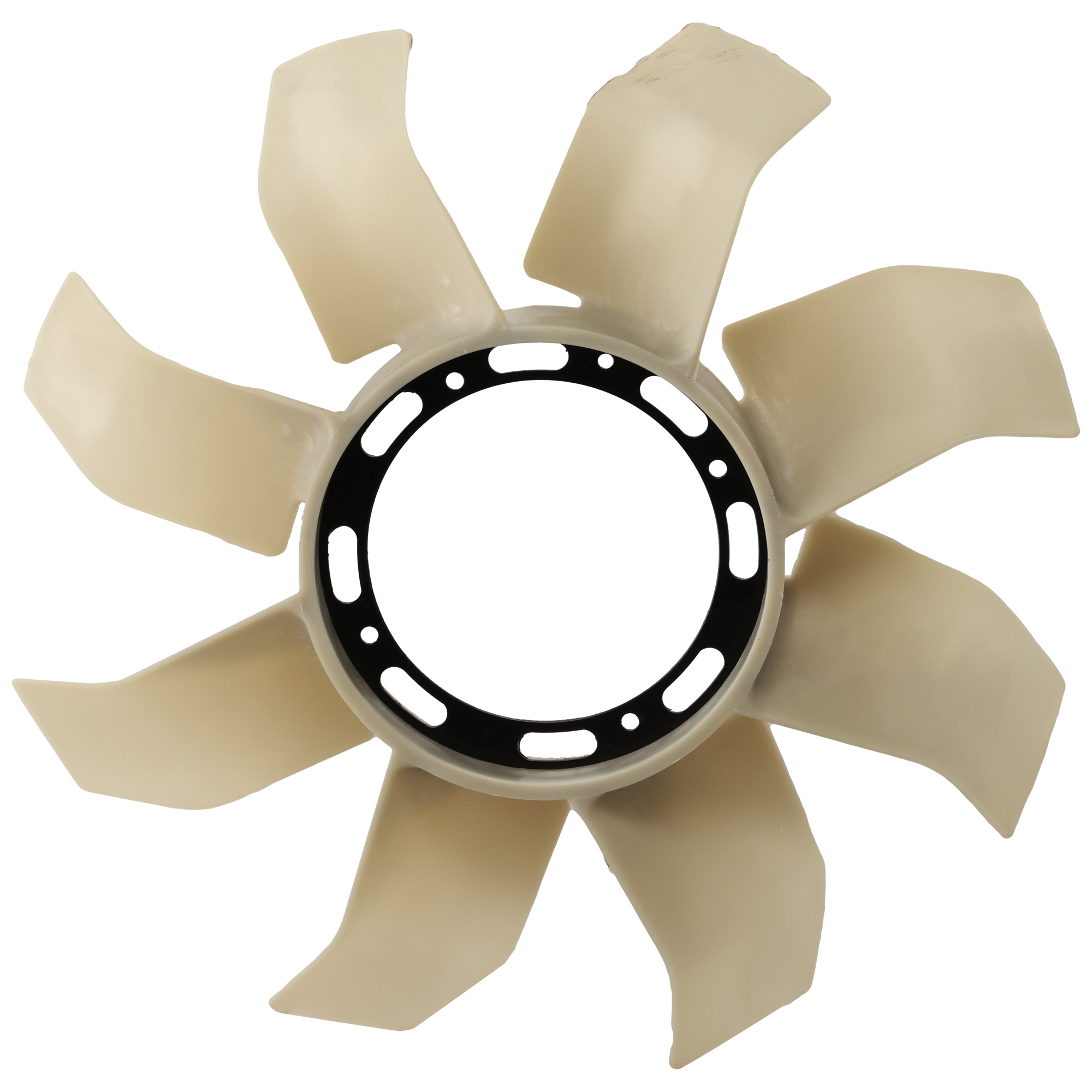 AM RANGER 98-01 RADIATOR FAN BLADE w A C 2.5L Eng. SKU REPF160501 Partslink FO3112114 OEM F87Z8600DA