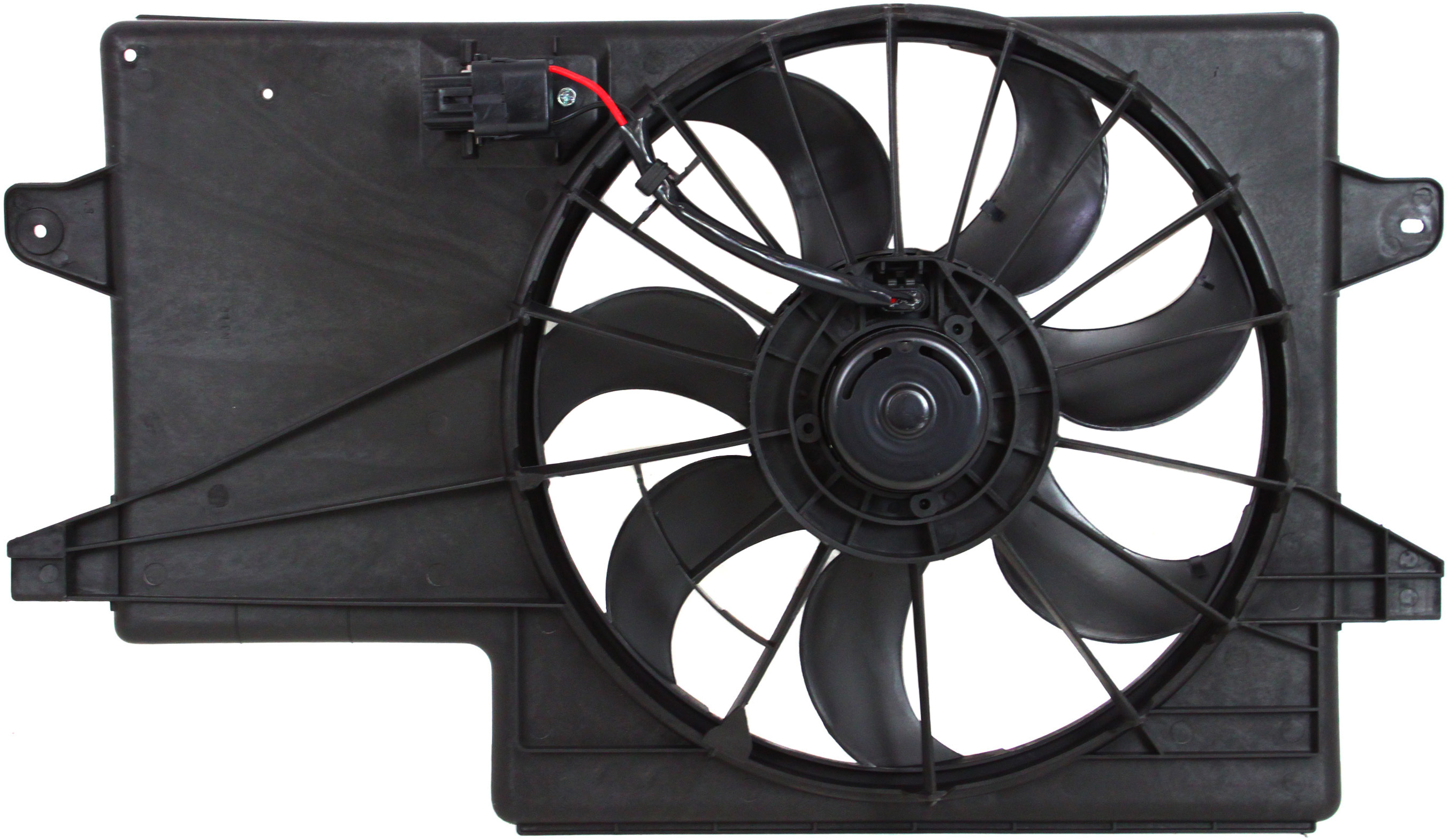 AM FOCUS 08-11 RADIATOR FAN SHROUD ASSEMBLY Includes resistor SKU REPF160903 Partslink FO3115171 OEM 8S4Z8C607A