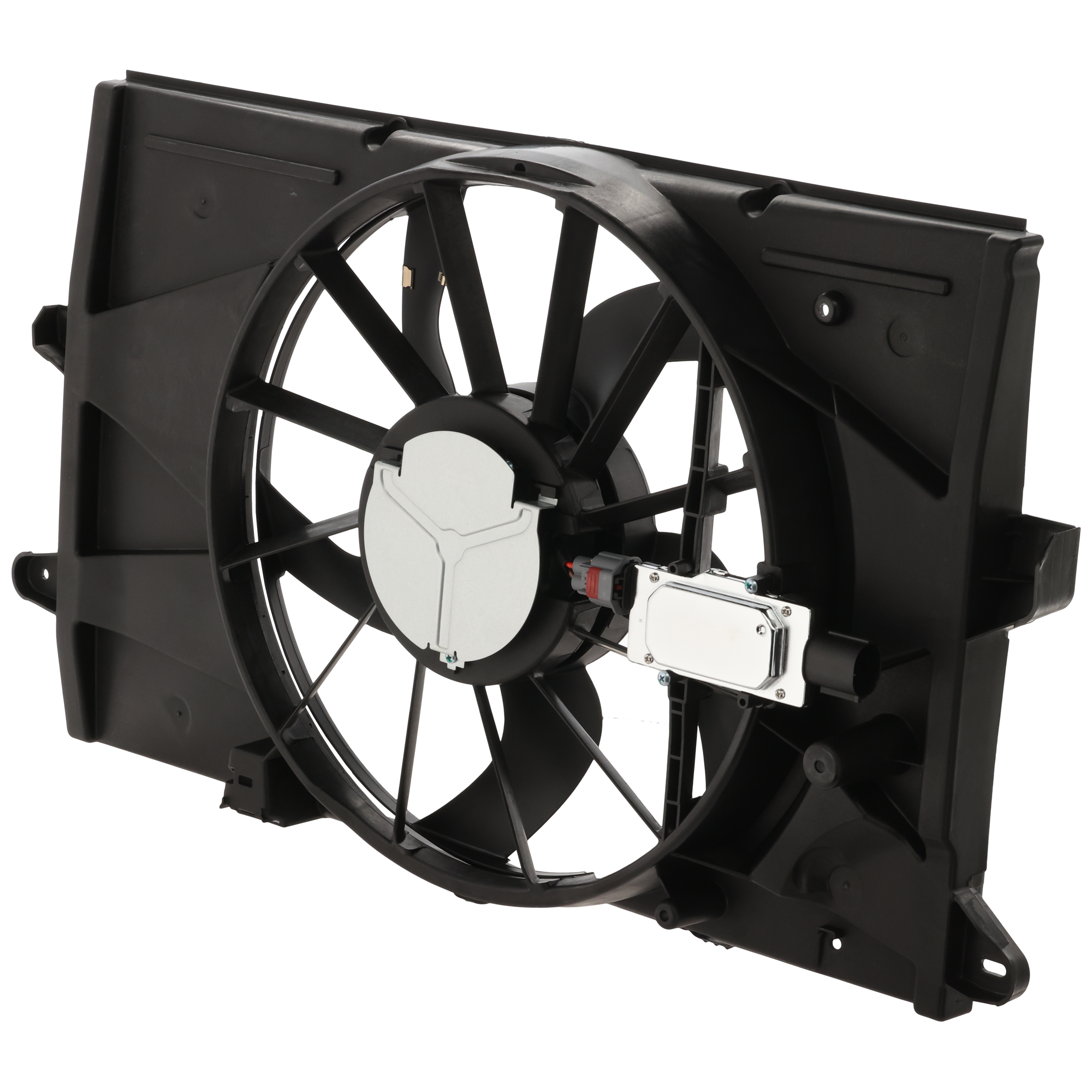 AM TAURUS 08-12 MKS 09-12 RADIATOR FAN ASSEMBLY Single fan w Control module SKU REPF160904 Partslink FO3115174 OEM BG1Z8C607A AG1Z8C607A
