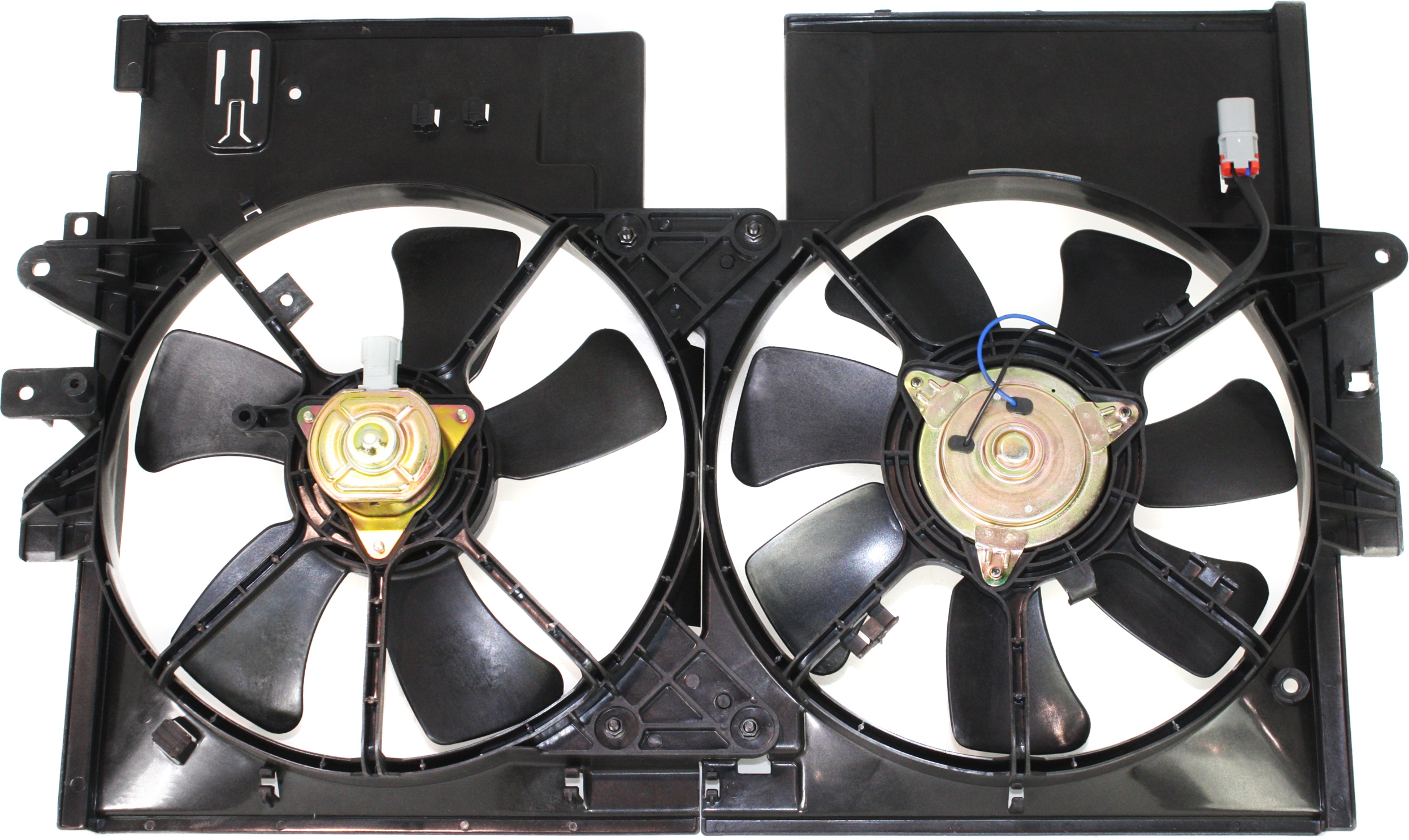 AM ESCAPE 05-07 RADIATOR FAN ASSEMBLY Dual Fan 2.3L Eng Exc. Hybrid Model SKU REPF160913 Partslink FO3115159 OEM 5L8Z8C607BF