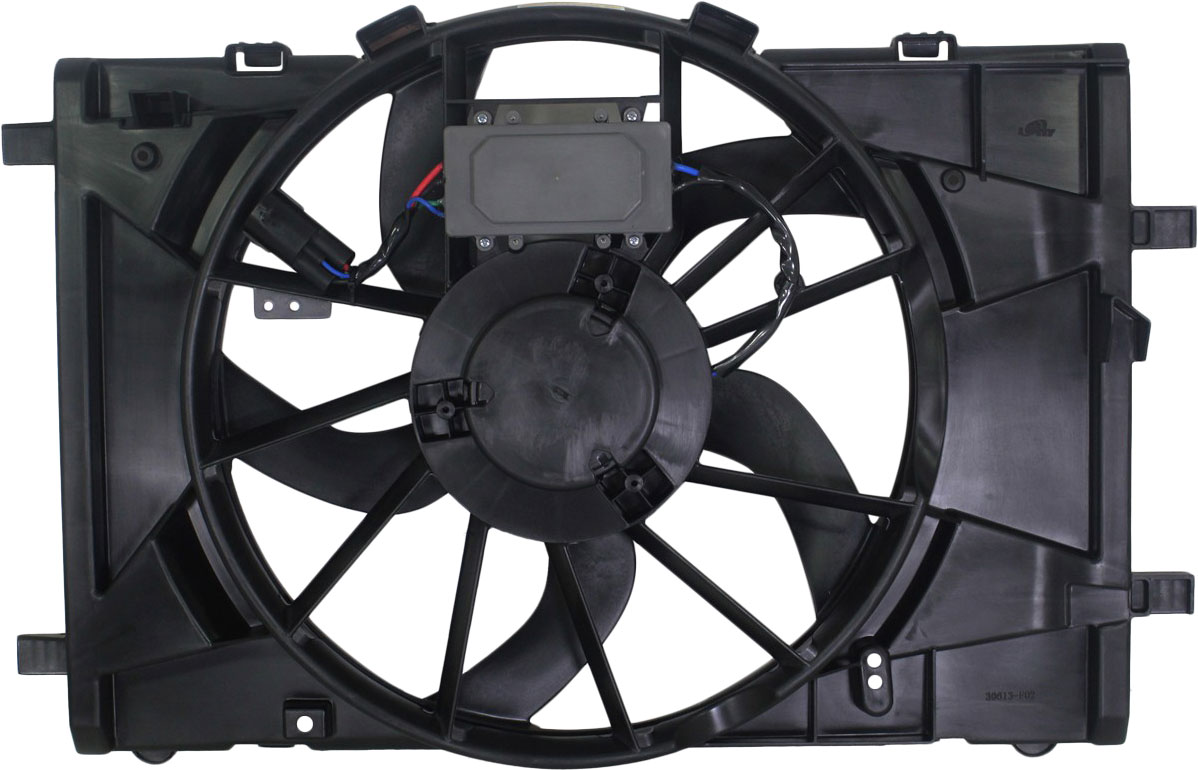 AM FUSION MILAN 10-12 MKZ 11-12 RADIATOR FAN ASSEMBLY 2.5L 3.0L MKZ Hybrid Only w Control module SKU REPF160919 Partslink FO3115183 OEM BE5Z8C607A BE5Z8C607B