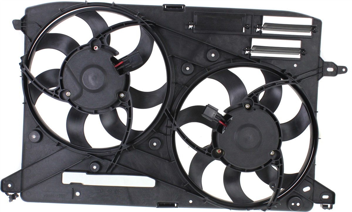 AM FUSION 13-14 RADIATOR FAN ASSEMBLY 1.6L Eng SKU REPF160924 Partslink FO3115196 OEM DG9Z8C607B