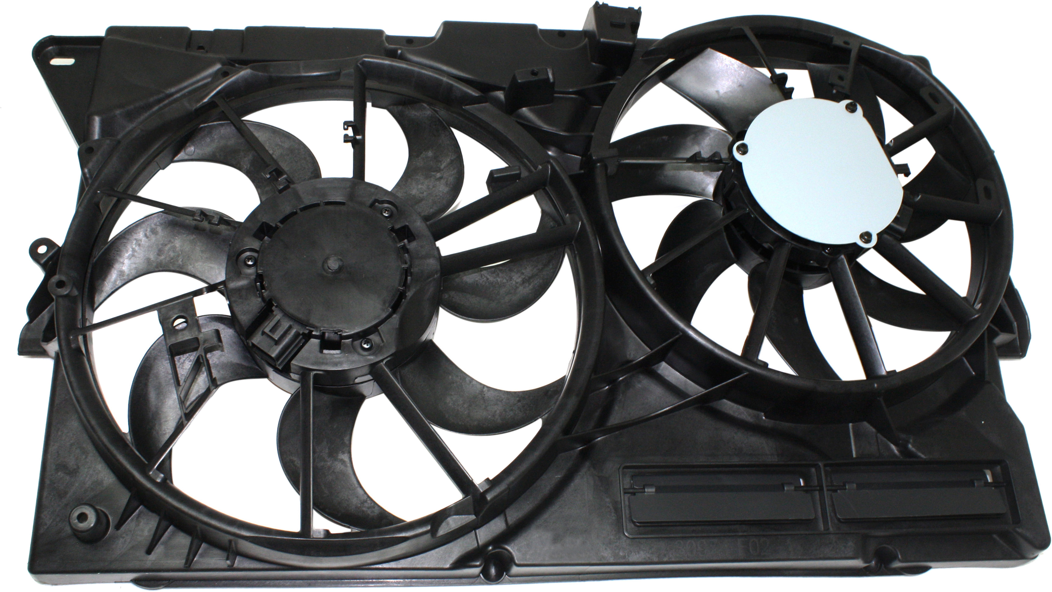 AM TAURUS 13-19 RADIATOR FAN ASSEMBLY Dual Fan 3.5L 3.7L Eng w o Turbo SKU REPF160930 Partslink FO3115199 OEM DG1Z8C607K DG1Z8C607C