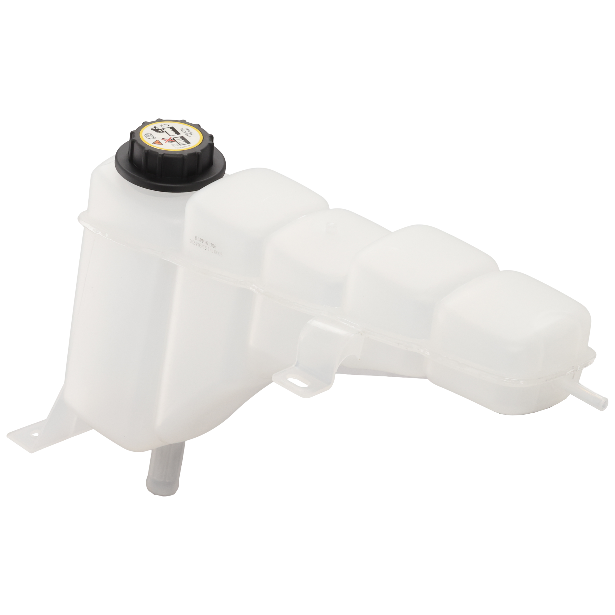 AM F SERIES SUPER DUTY 99-04 EXCURSION 00-05 COOLANT RESERVOIR w Cap and Sensor SKU REPF161306 Partslink FO3014141 OEM 2C3Z8A080AA PFM