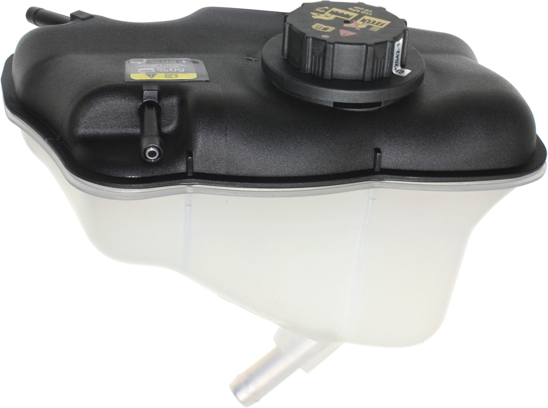 AM MUSTANG 11-14 COOLANT RESERVOIR 3.7L 5.0L w Cap SKU REPF161318 Partslink FO3014120 OEM CR3Z8A080A PFM