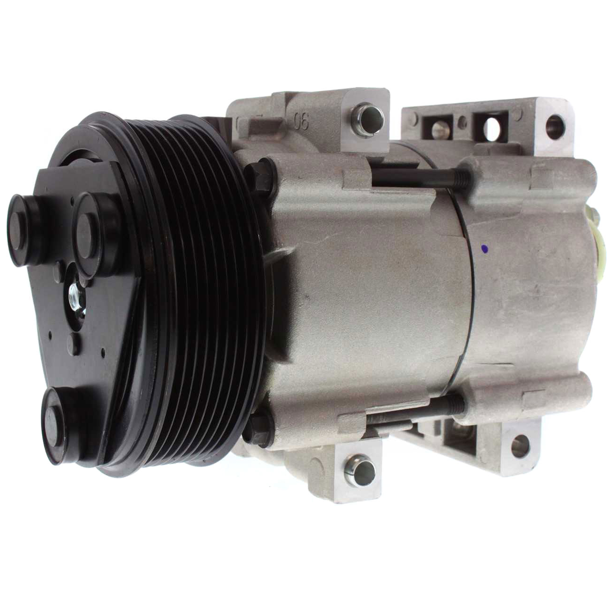 AM T BIRD 89-95 A C COMPRESSOR New w Clutch 3.8L Eng. Supercharged 8 Groove Belt 1.19 in. Belt Width 5.12 in. Pulley Dia. SKU REPF191103