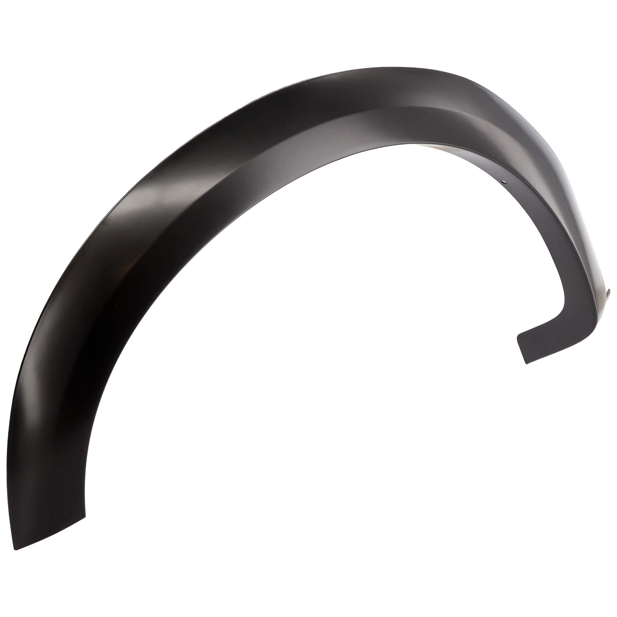 AM F 150-10-14 FRONT WHEEL OPENING MOLDING LH OE Style Primed SVT Raptor Model SKU REPF221324 Partslink FO1290129 OEM AL3Z16039A