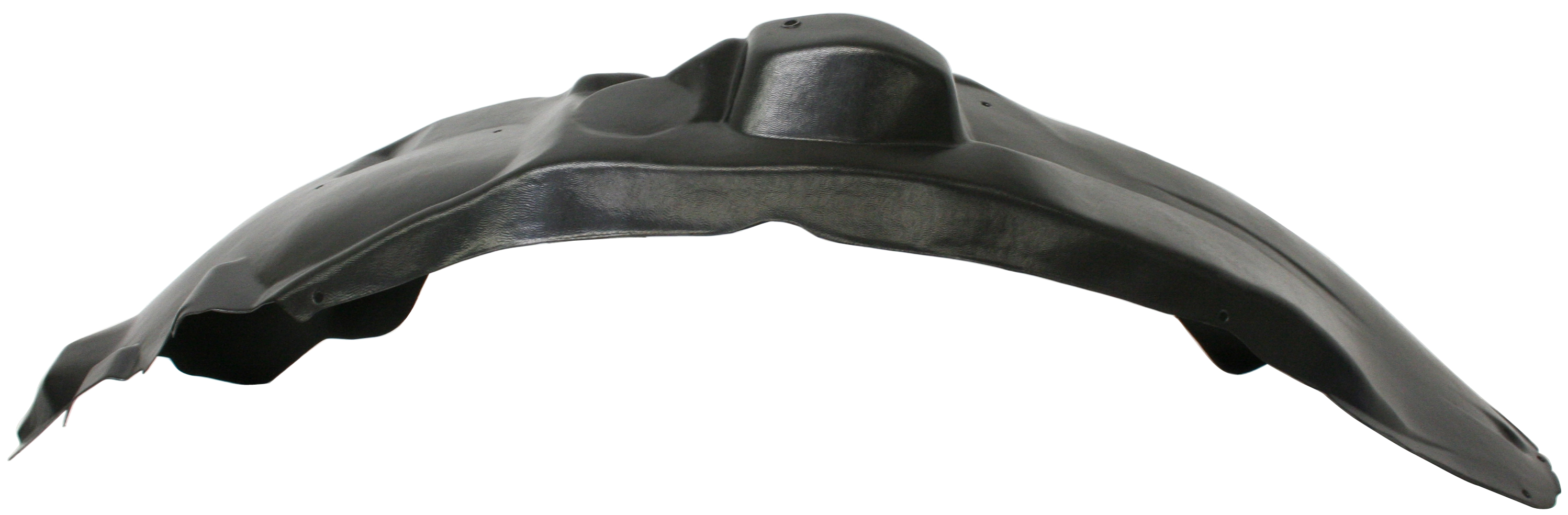 AM F 150-09-14 FRONT FENDER LINER LH Plastic Injection Form Exc. 3.5L Eng. SKU REPF222110 Partslink FO1248138 OEM 9L3Z16103A
