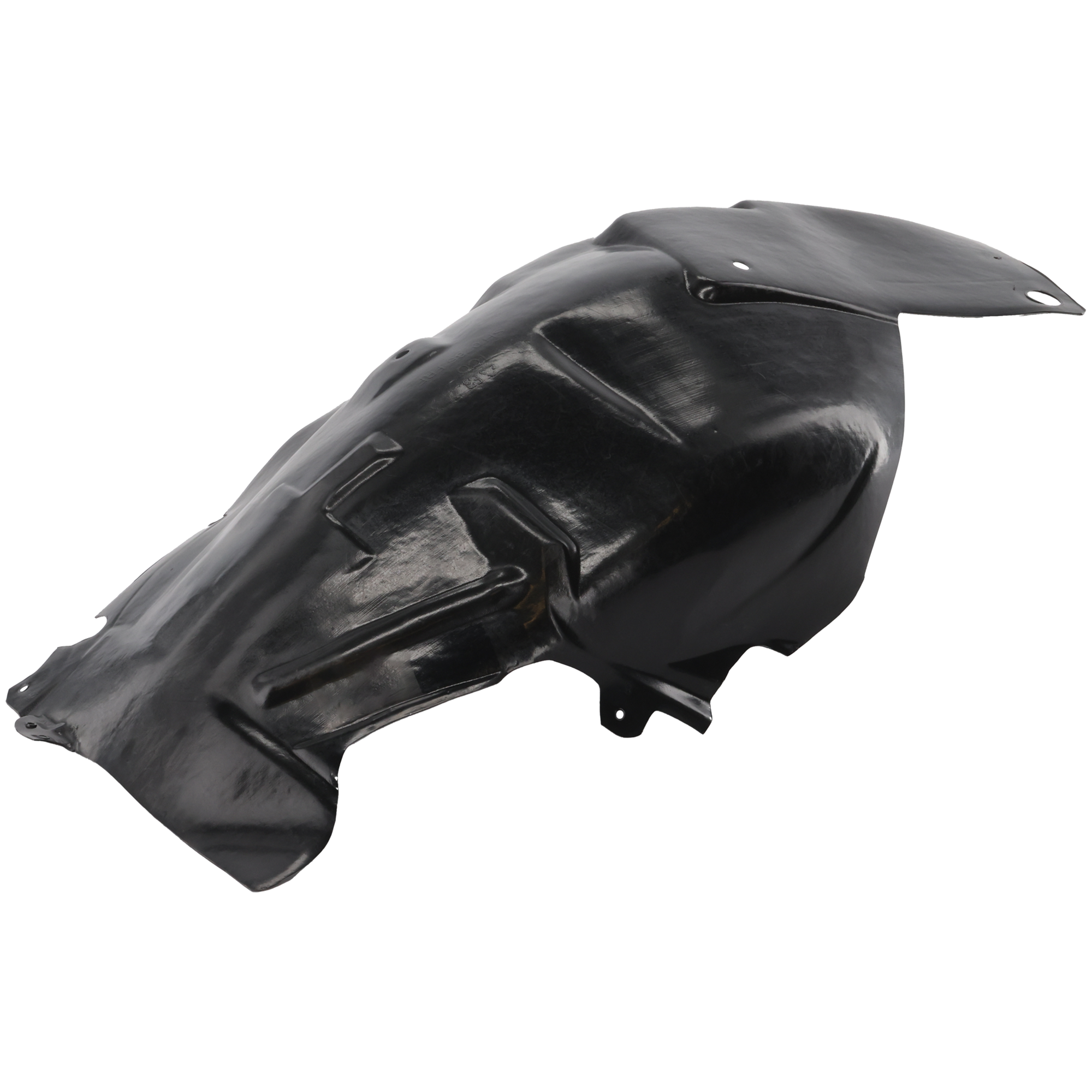 AM MUSTANG 10-14 FRONT FENDER LINER RH Front Section Plastic Injection Form SKU REPF222117 Partslink FO1249141 OEM AR3Z16102A