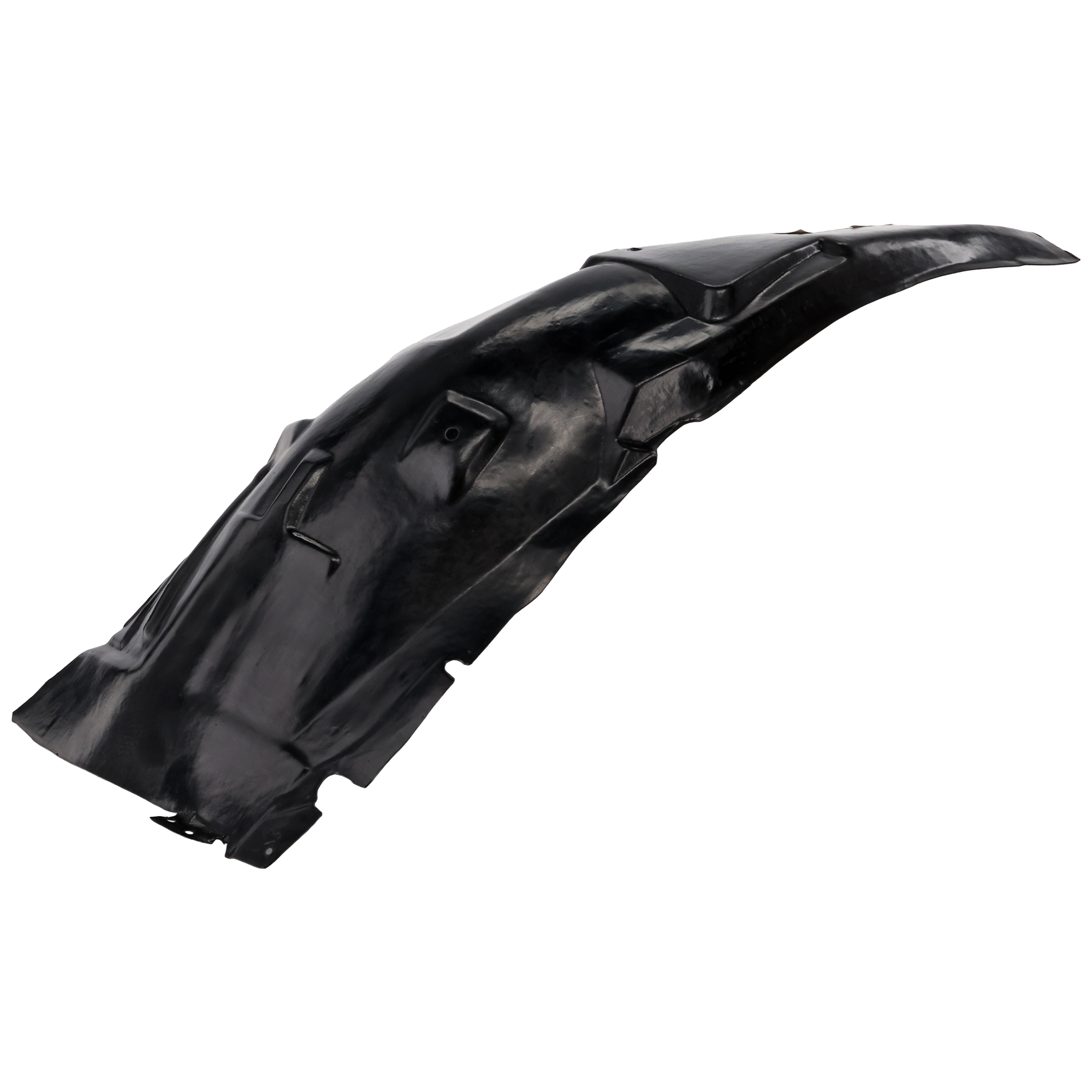 AM MUSTANG 10-14 FRONT FENDER LINER LH Front Section Plastic Injection Form SKU REPF222118 Partslink FO1248141 OEM AR3Z16103A