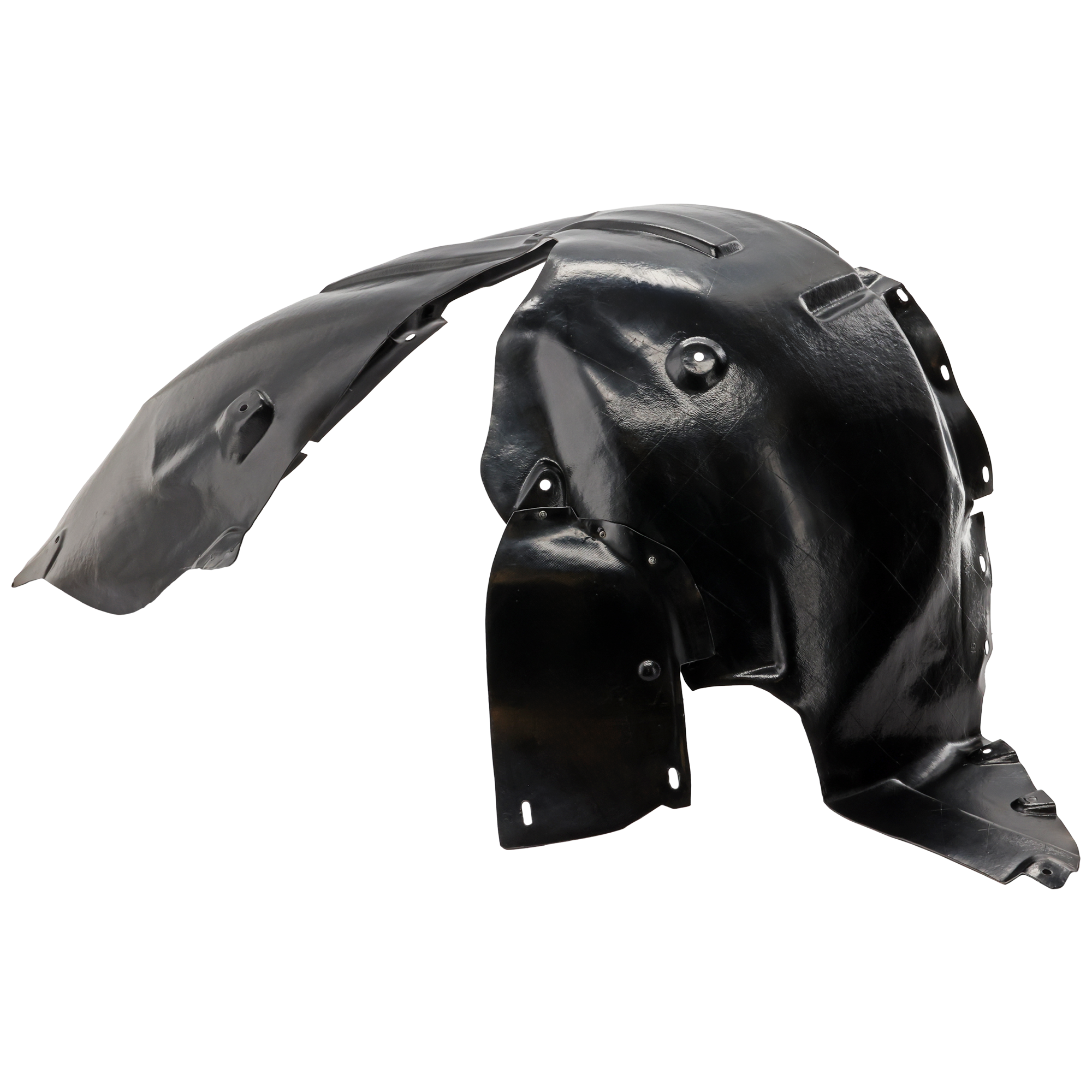 AM EXPLORER 11-15 POLICE INTERCEPTOR UTILITY 13-15 FRONT FENDER LINER LH Plastic w o insulation foam Injection Form SKU REPF222156 Partslink FO1248149 OEM BB5Z16103E
