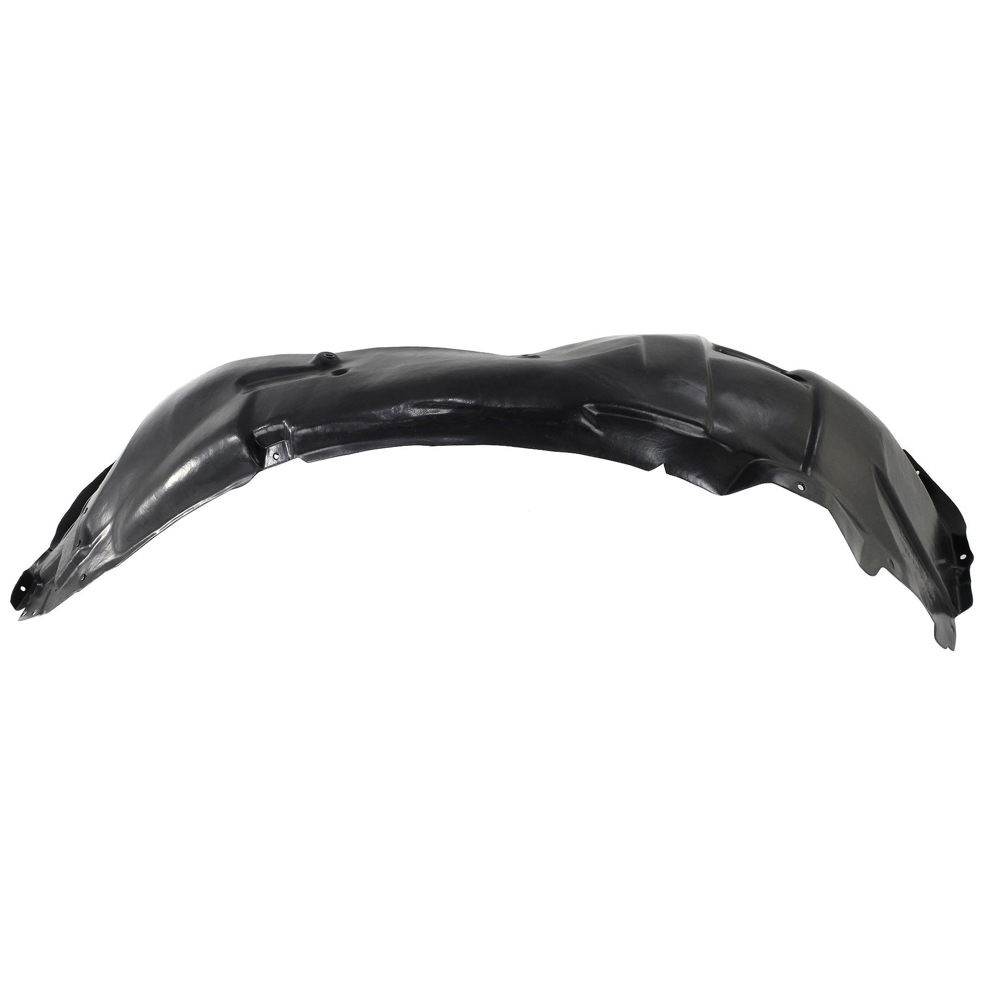 AM MUSTANG 15-17 FRONT FENDER LINER RH Plastic Injection Form Exc. Shelby Model Conv Cpe w o High Performance Package CAPA SKU REPF222157Q Partslink FO1249165C OEM FR3Z16102A