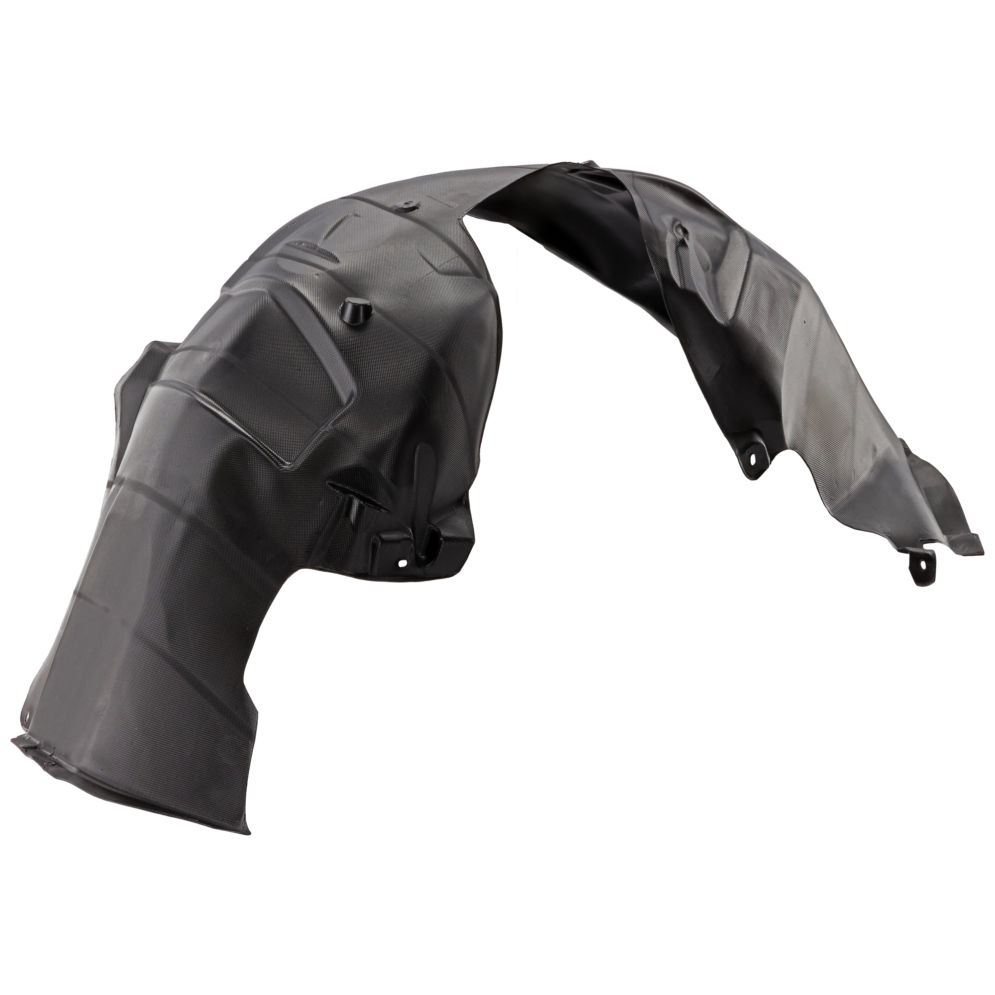 AM MUSTANG 15-17 FRONT FENDER LINER RH Plastic Injection Form Exc. Shelby Model Conv Cpe w o High Performance Package SKU REPF222157 Partslink FO1249165 OEM FR3Z16102A